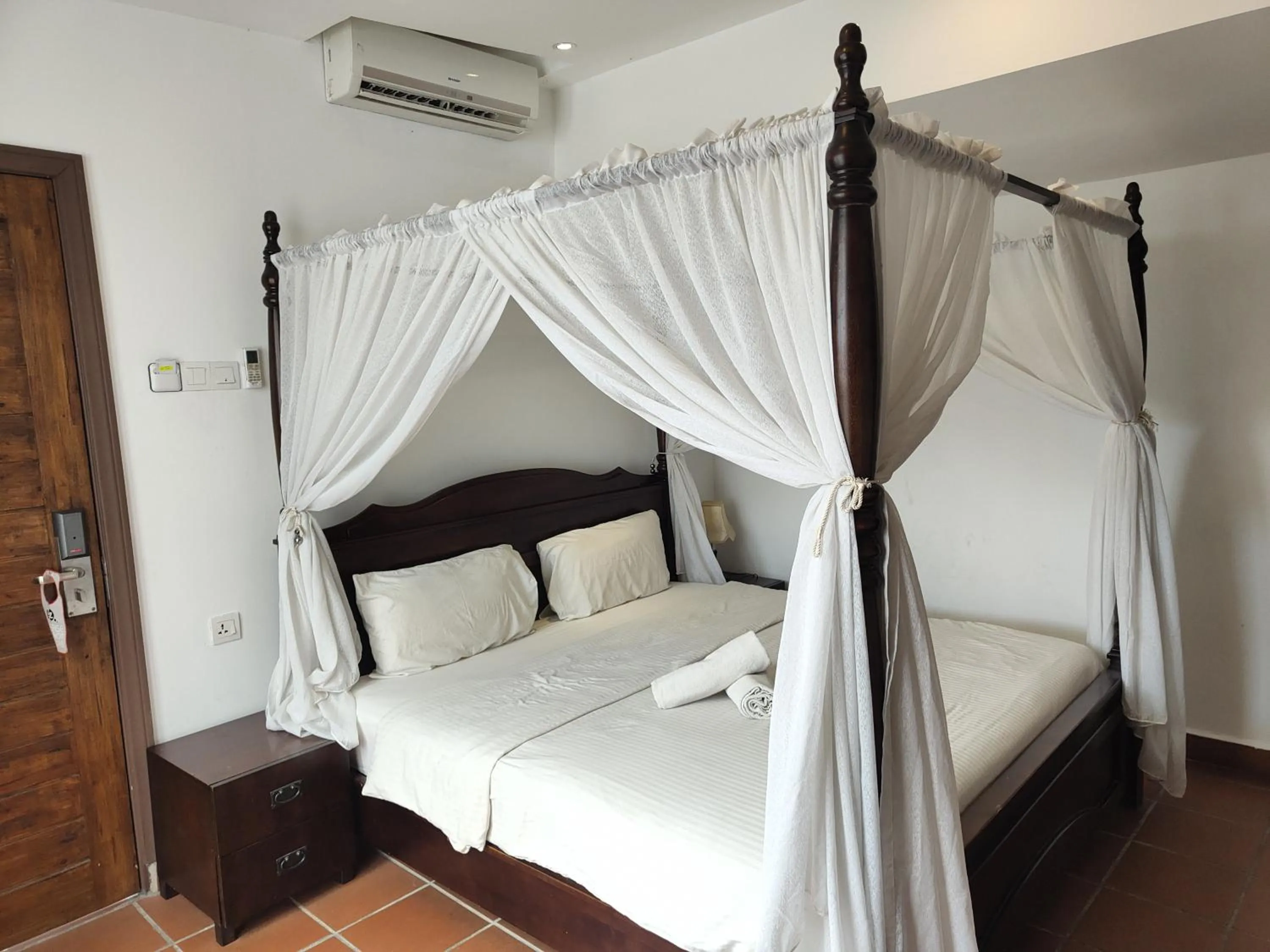 Bed in Armenian Suite Hotel