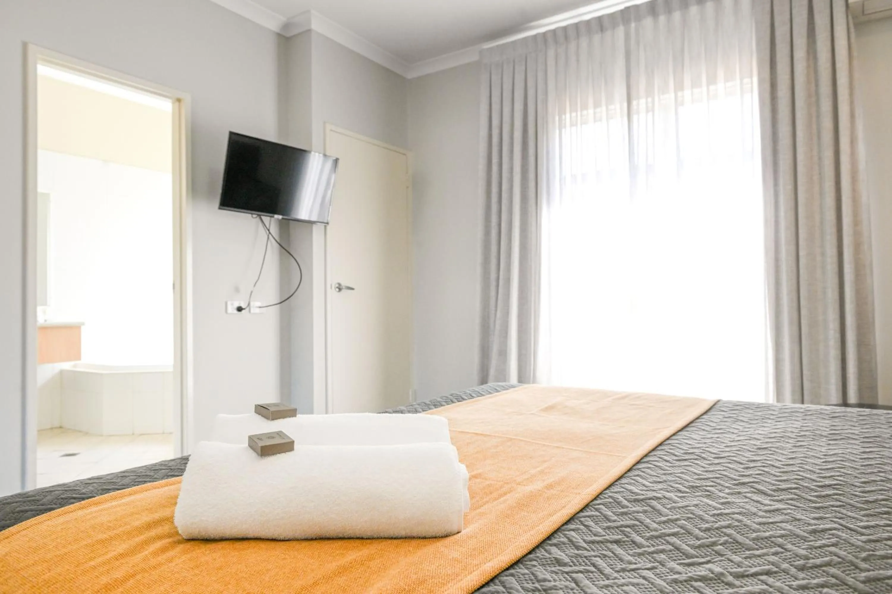 Bed in Collie Ridge Resort