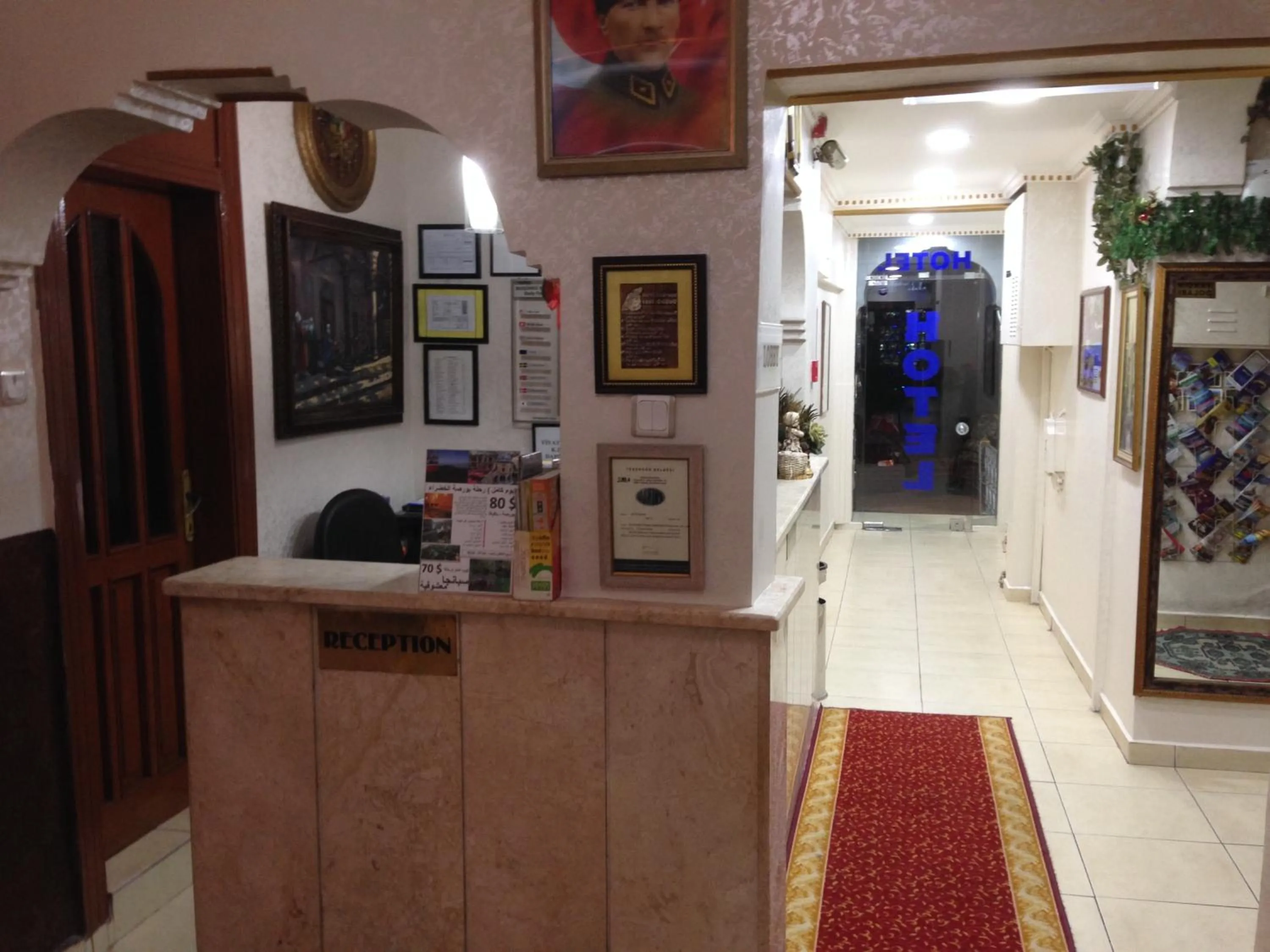 Lobby or reception in Hotel Ekol