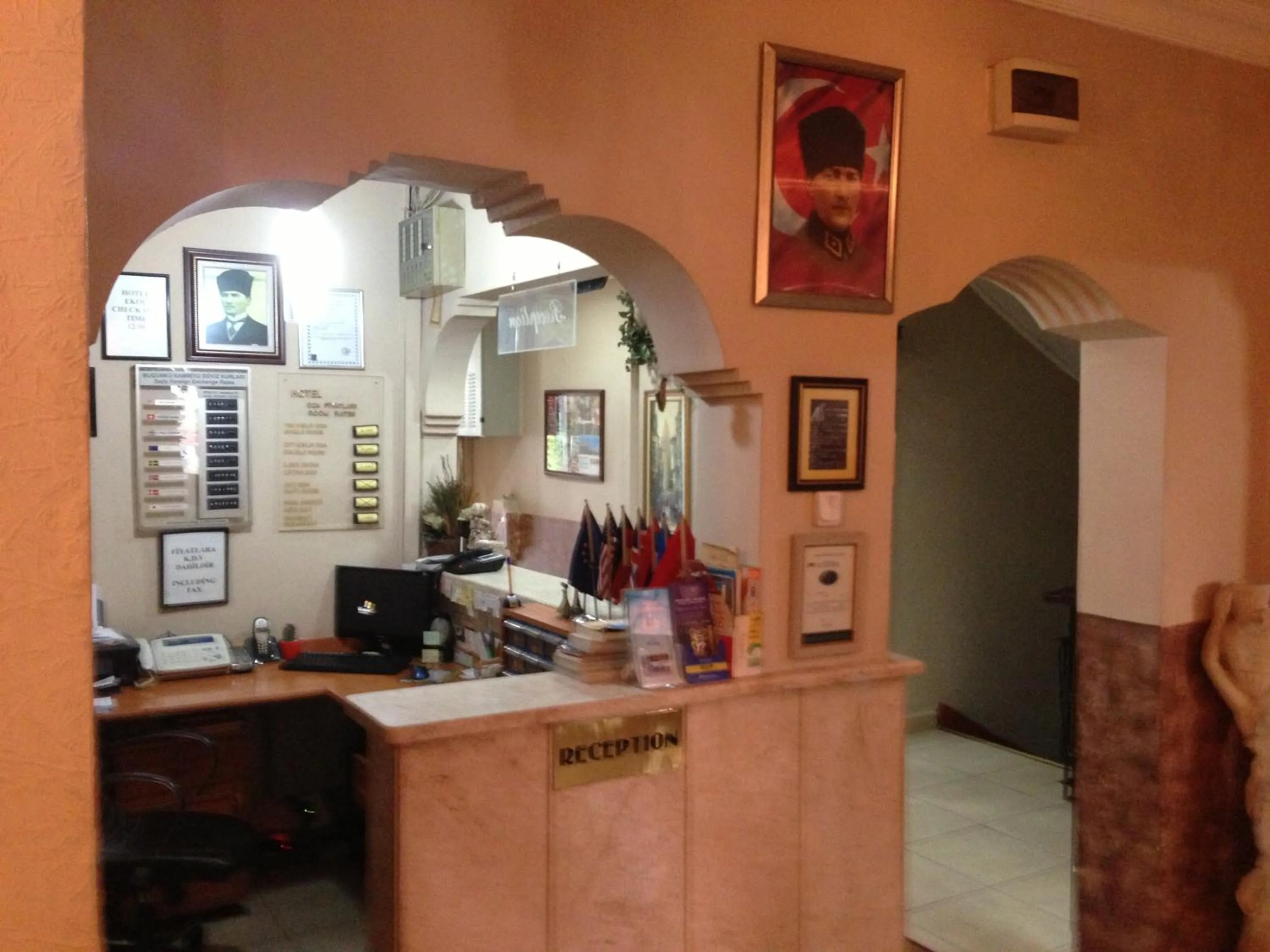 Lobby or reception in Hotel Ekol