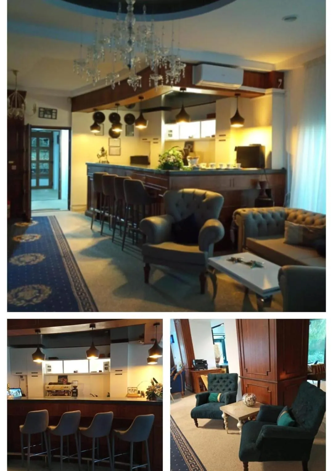 Seating area in El Locanda Boutique Hotel