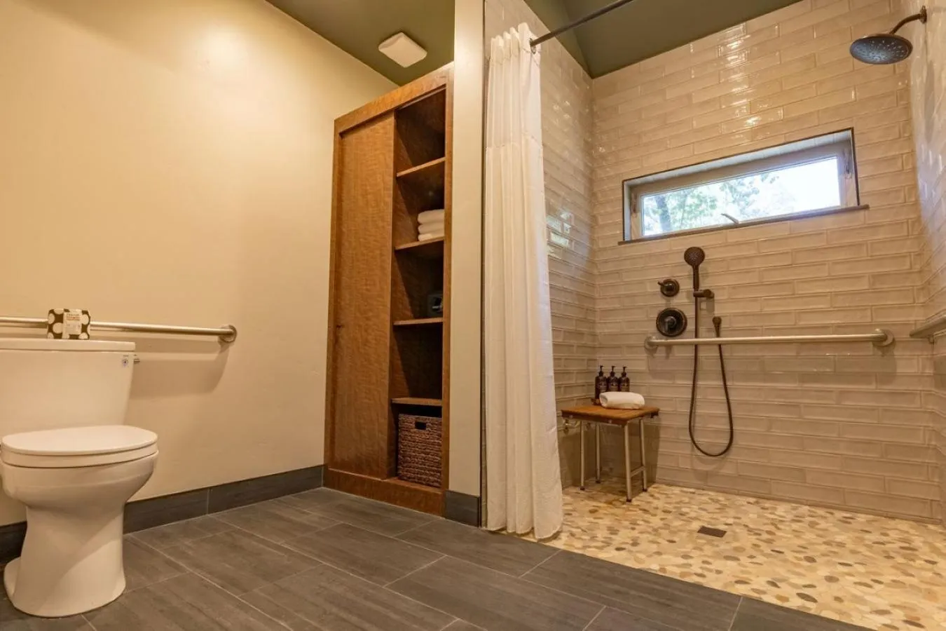 Shower in Firefall Ranch Yosemite