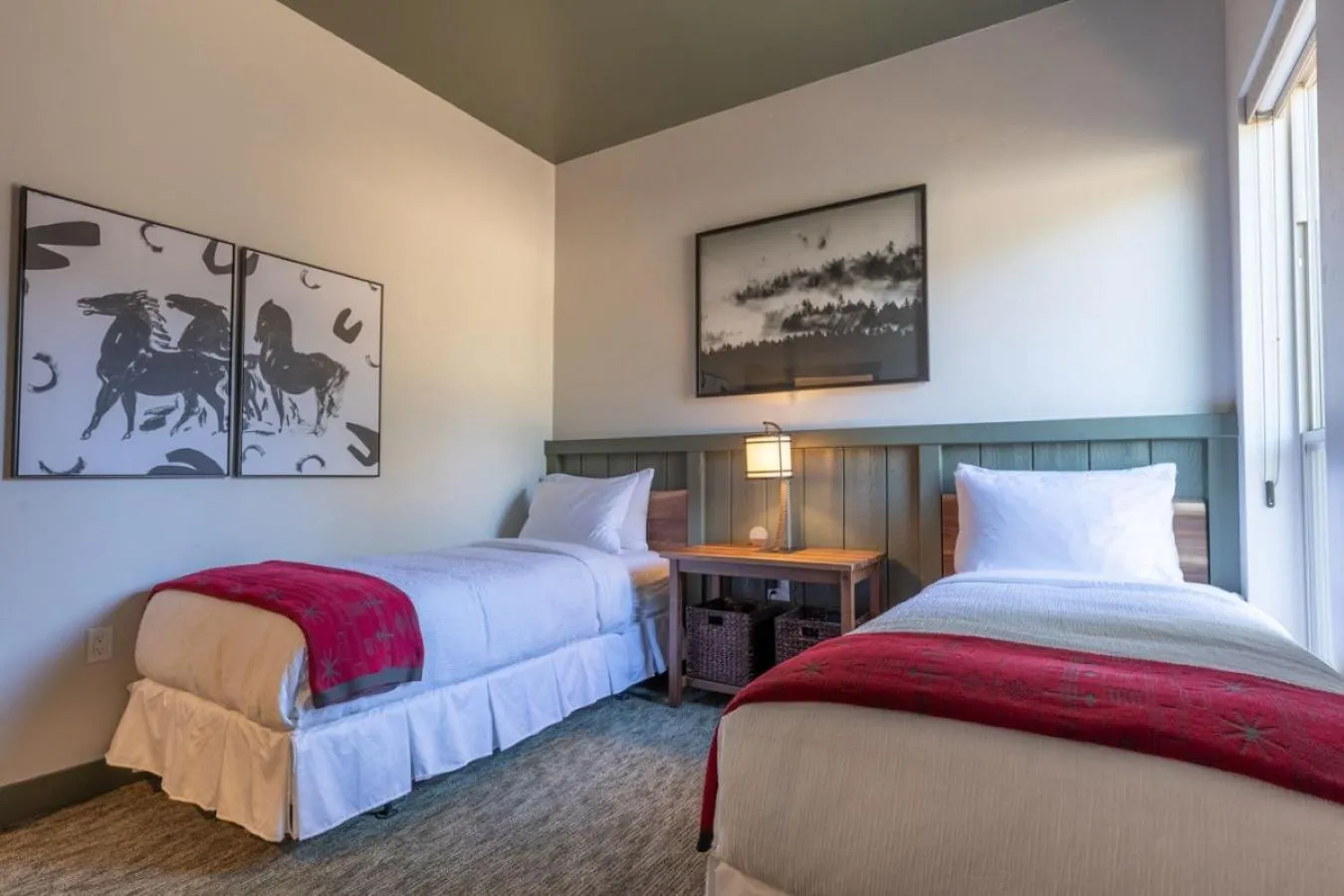 Bedroom, Bed in Firefall Ranch Yosemite