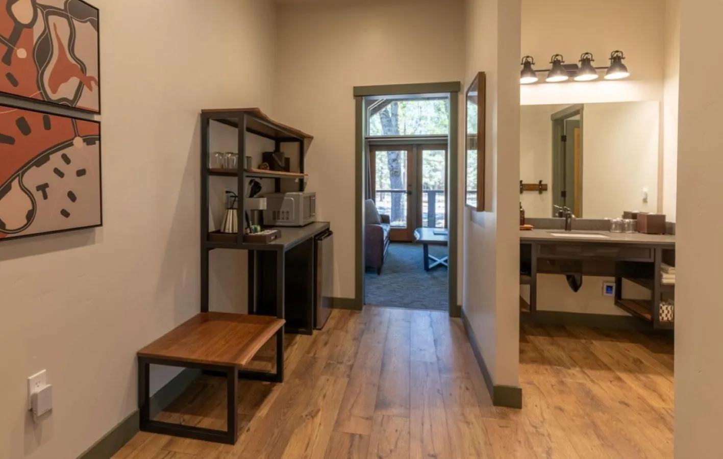 Facade/entrance in Firefall Ranch Yosemite