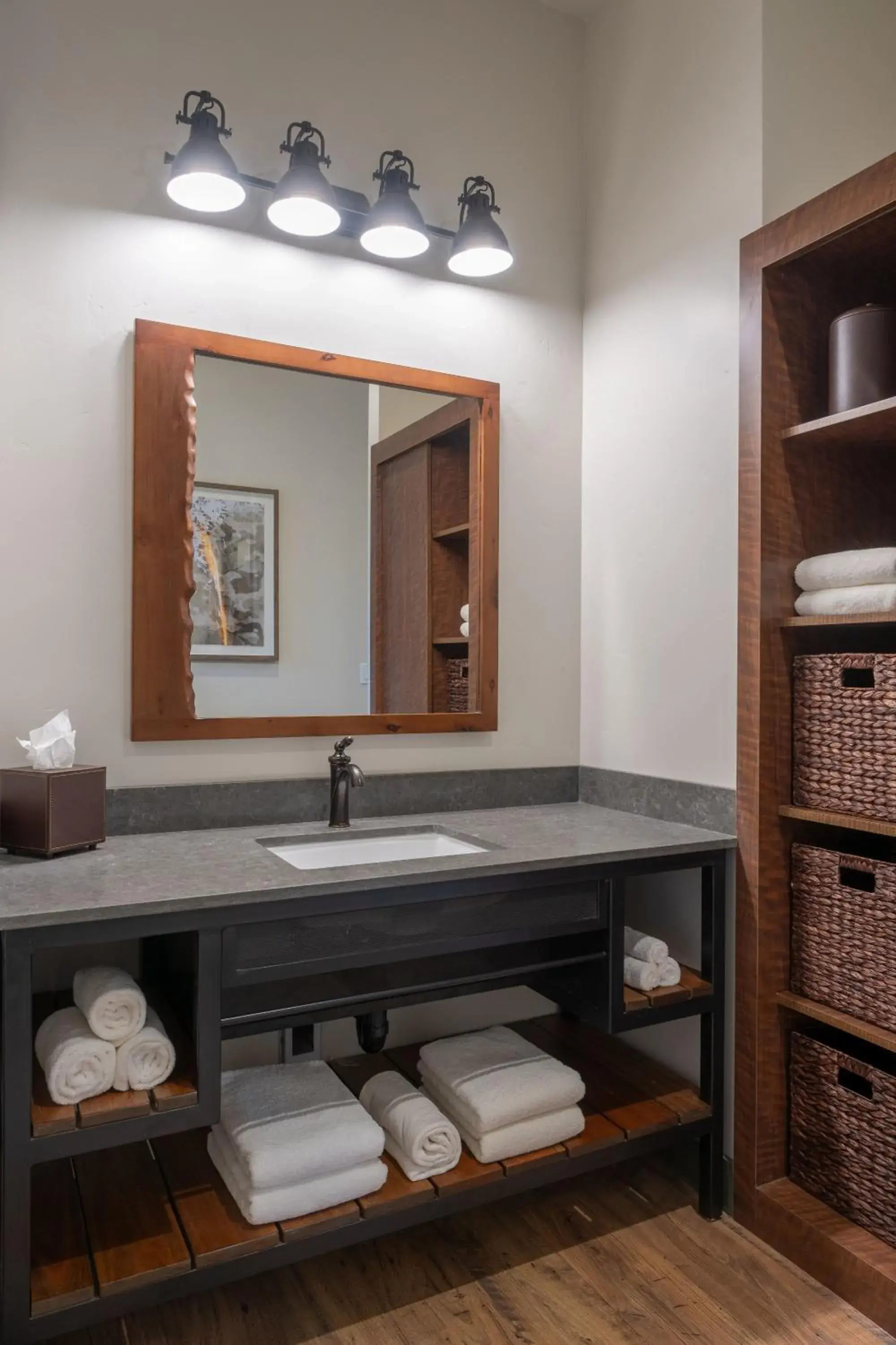 Bathroom in Firefall Ranch Yosemite Bathroom in Firefall Ranch Yosemite