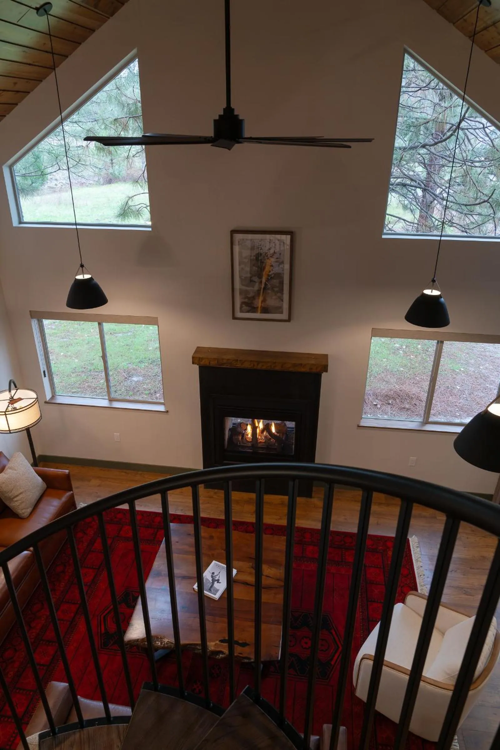 Living room in Firefall Ranch Yosemite