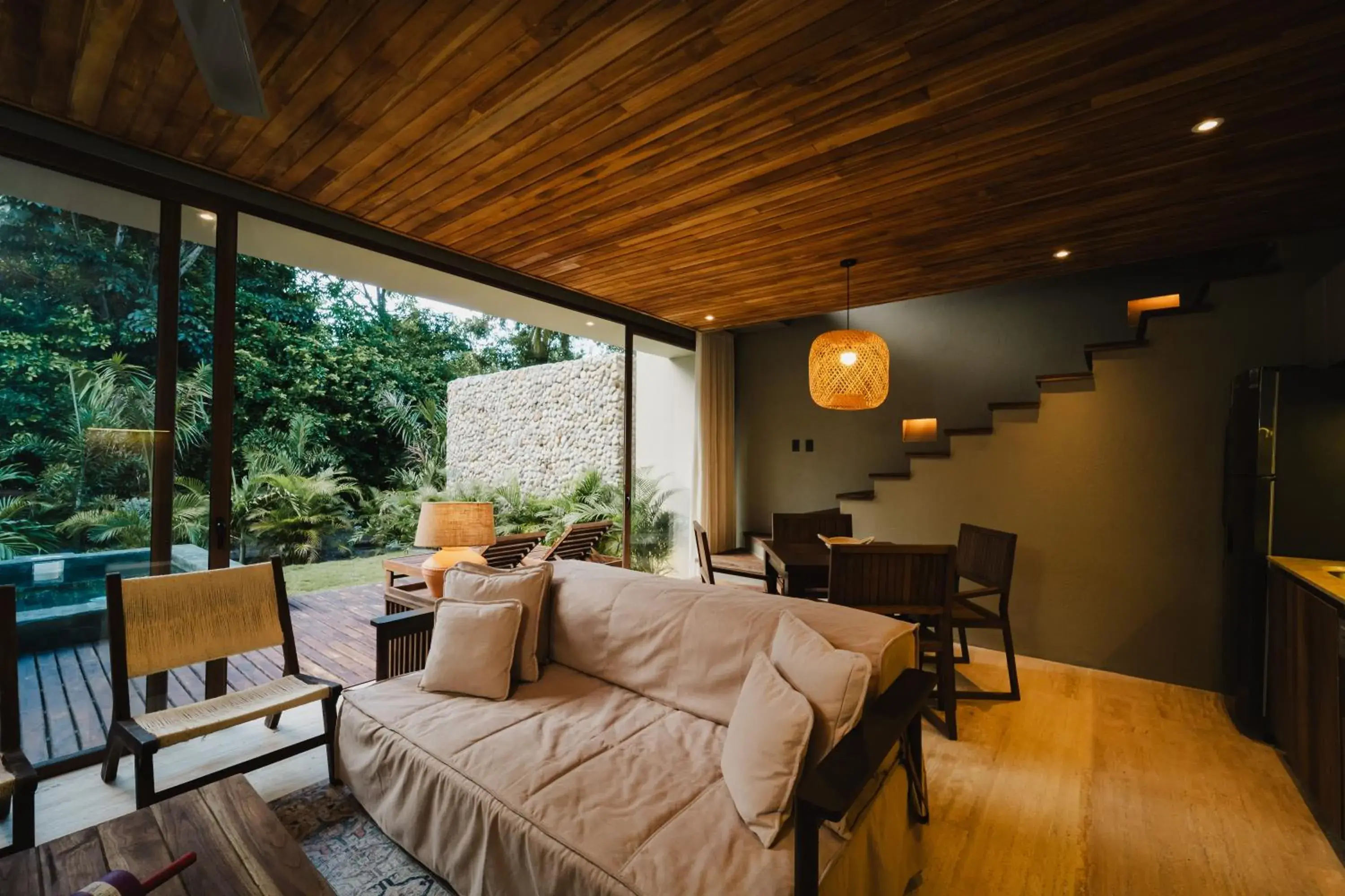 Living room, Bed in Naio Hotel y Villas By OxoHotel Living room, Bed in Naio Hotel y Villas By OxoHotel