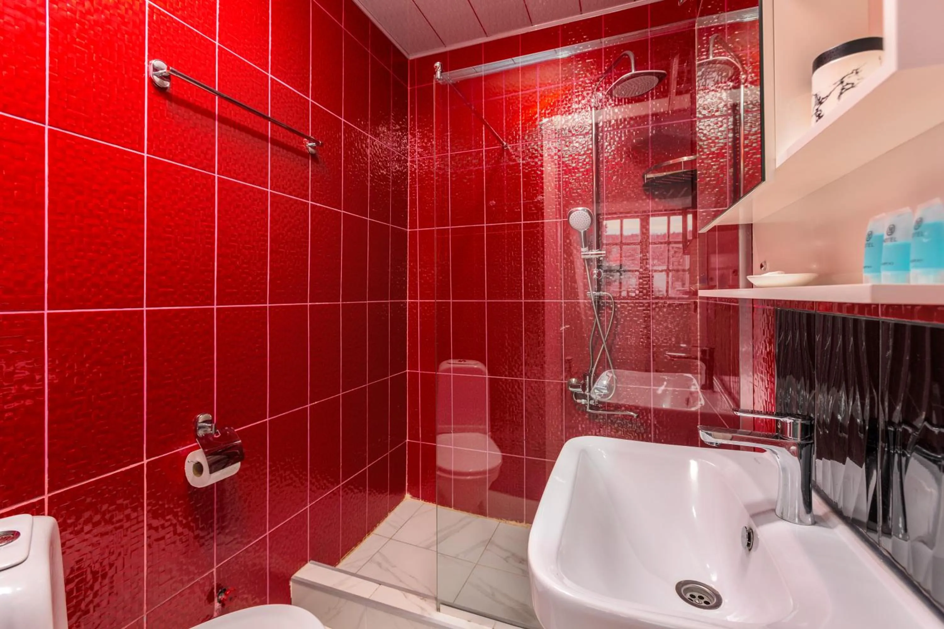 Shower in Sunny Hotel Tbilisi