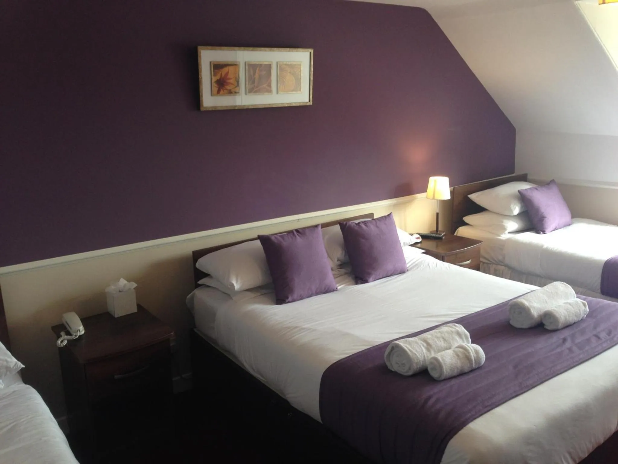 Photo of the whole room, Bed in Aberdour Hotel, Stables Rooms & Beer Garden