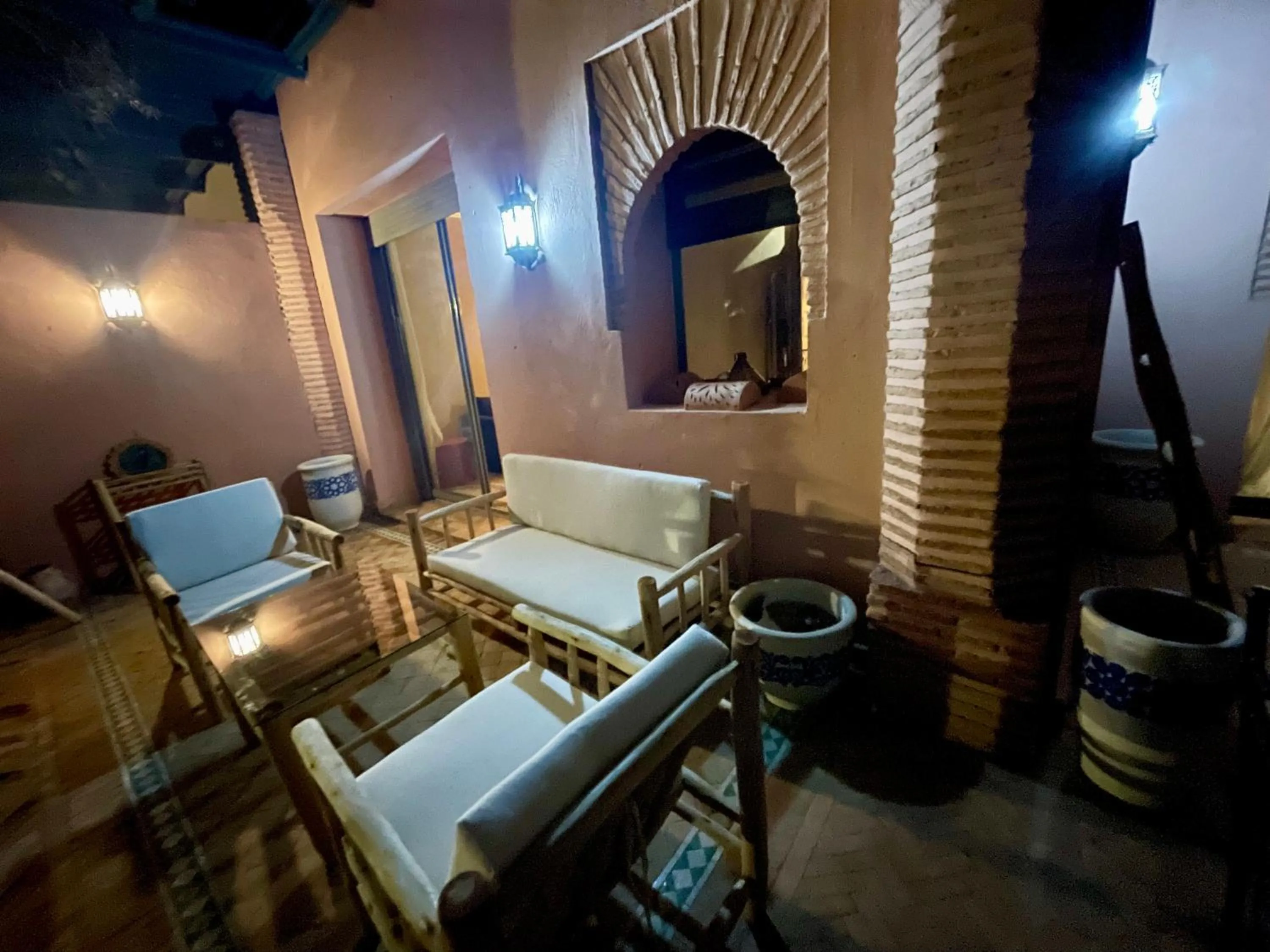 Seating area in Les Fleurs du Bien - Marrakech