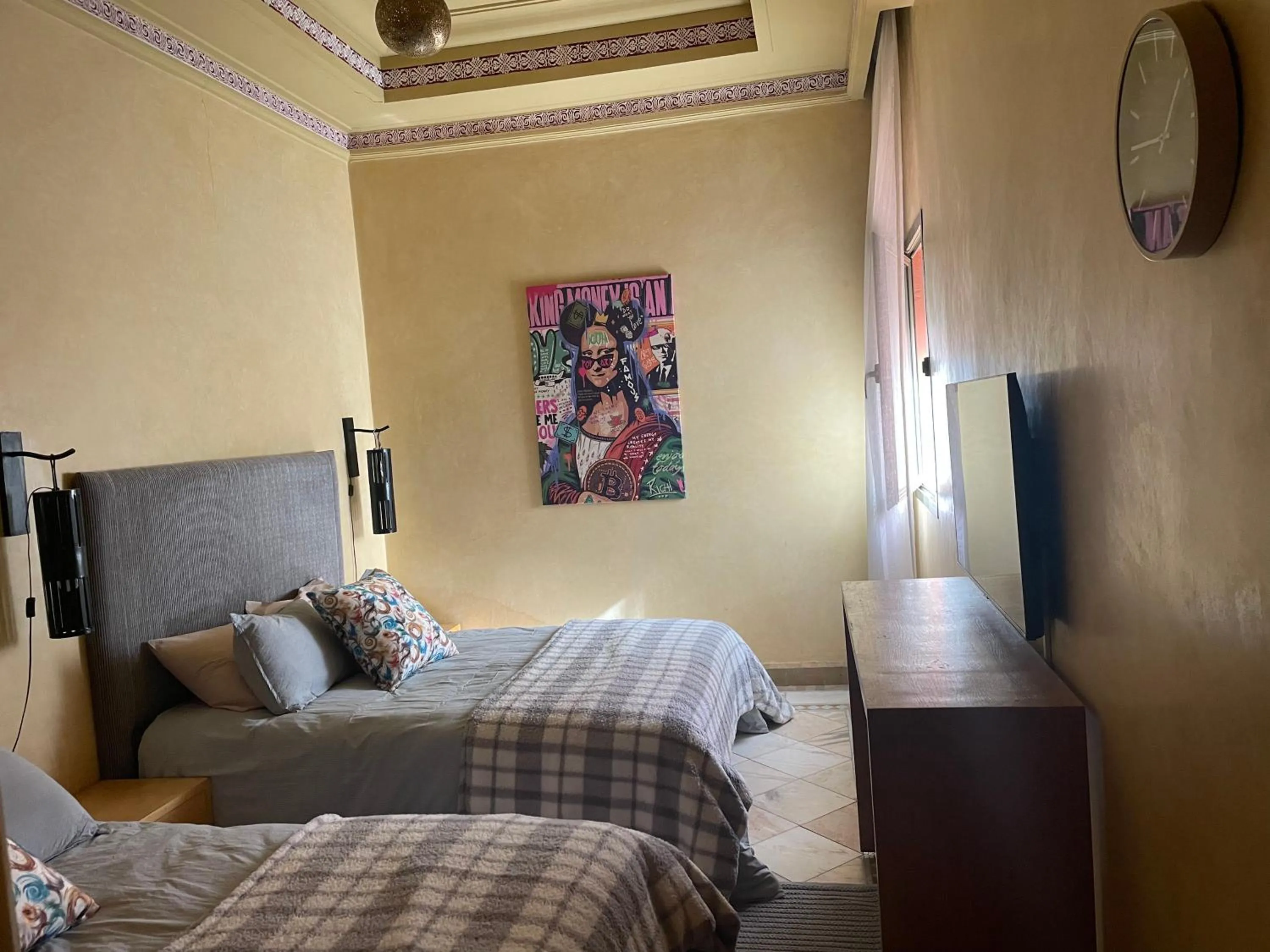 TV and multimedia, Bed in Les Fleurs du Bien - Marrakech