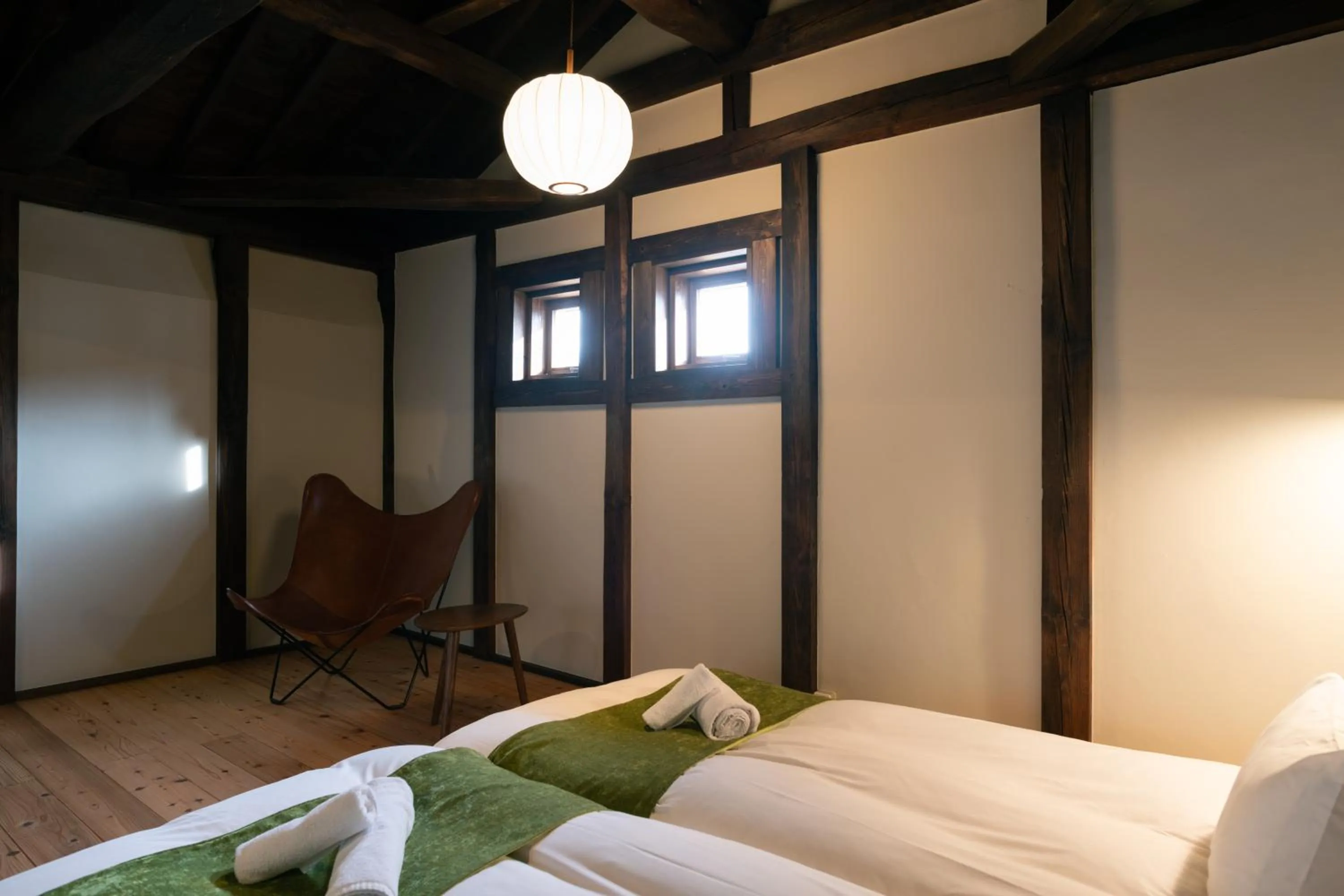Photo of the whole room, Bed in Nunoya Ryokan