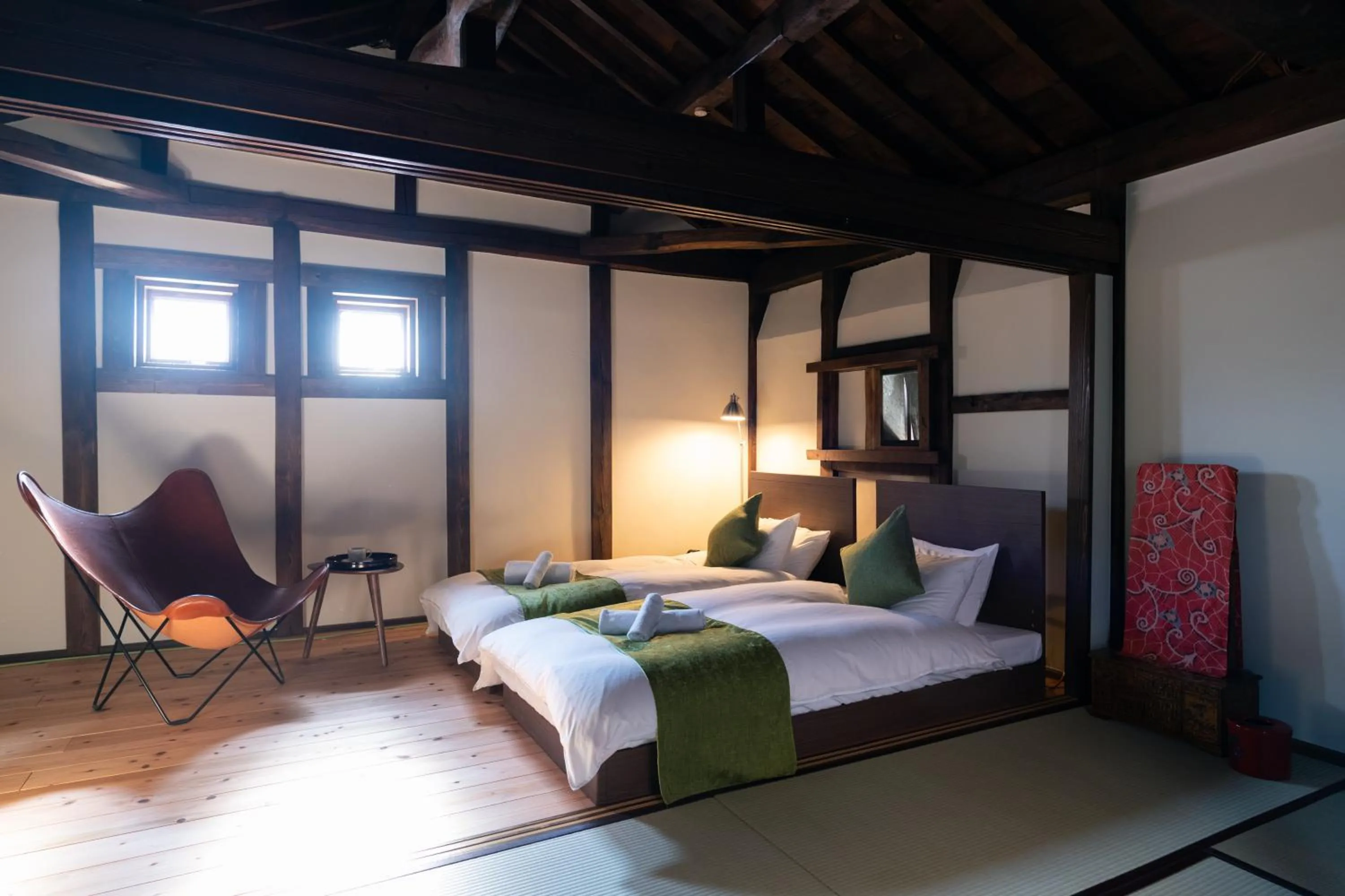 Property building, Bed in Nunoya Ryokan