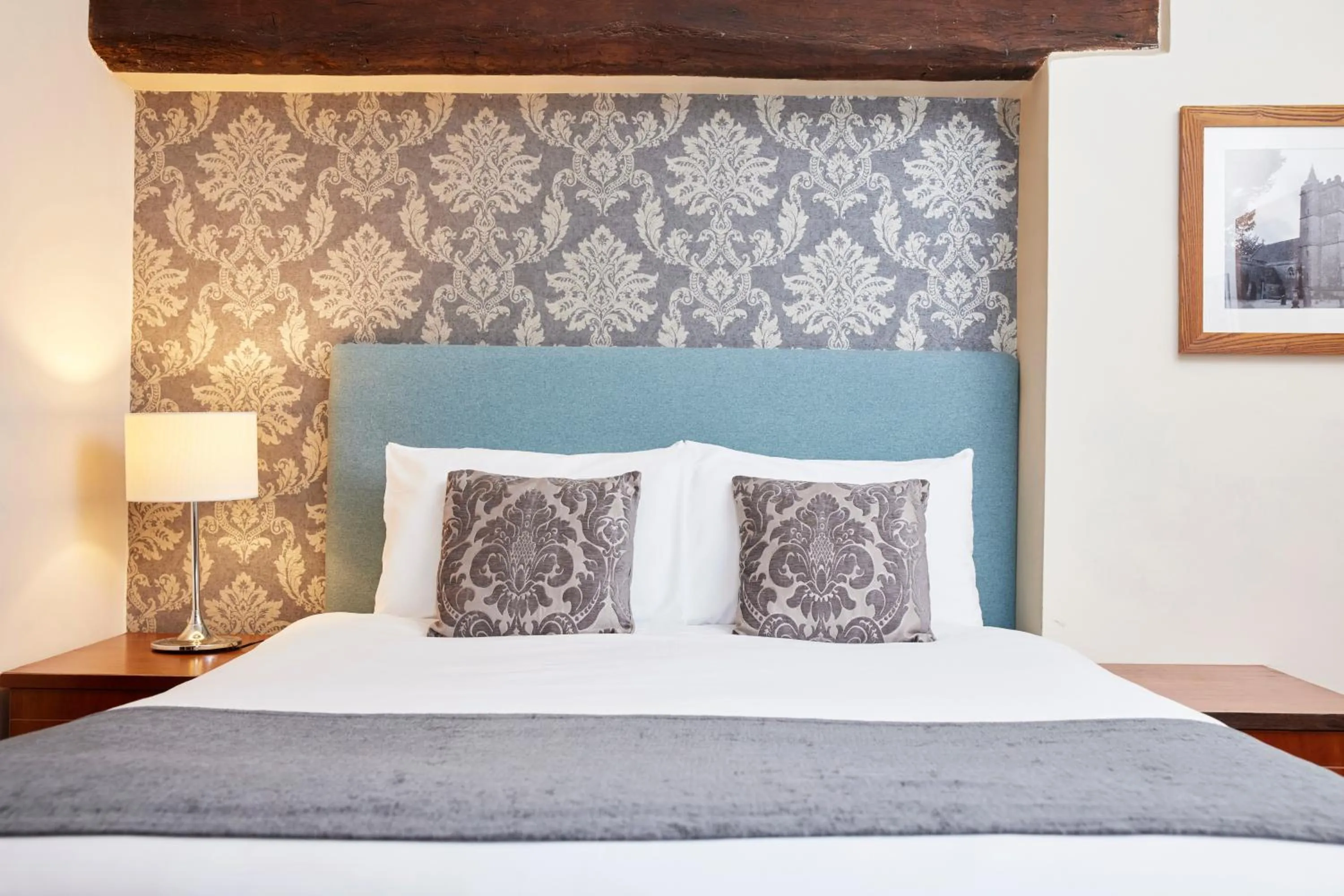 Bedroom, Bed in Hunters Hall Inn by Greene King Inns