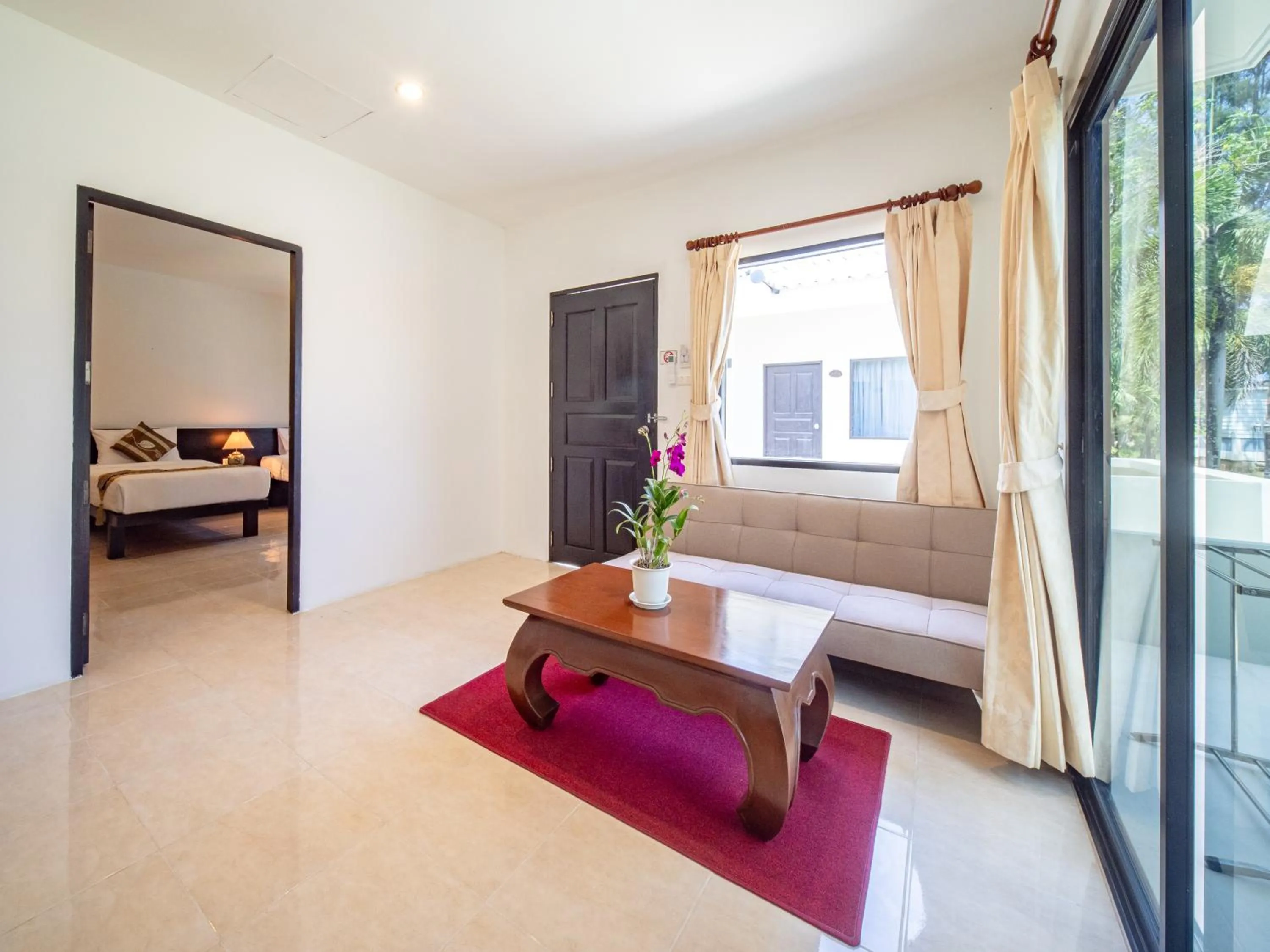 Living room, Bed in Isara Nai Yang resort