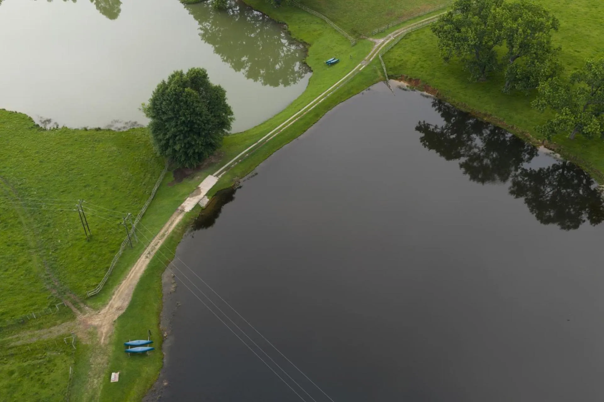Bird's eye view in Whispering Waters