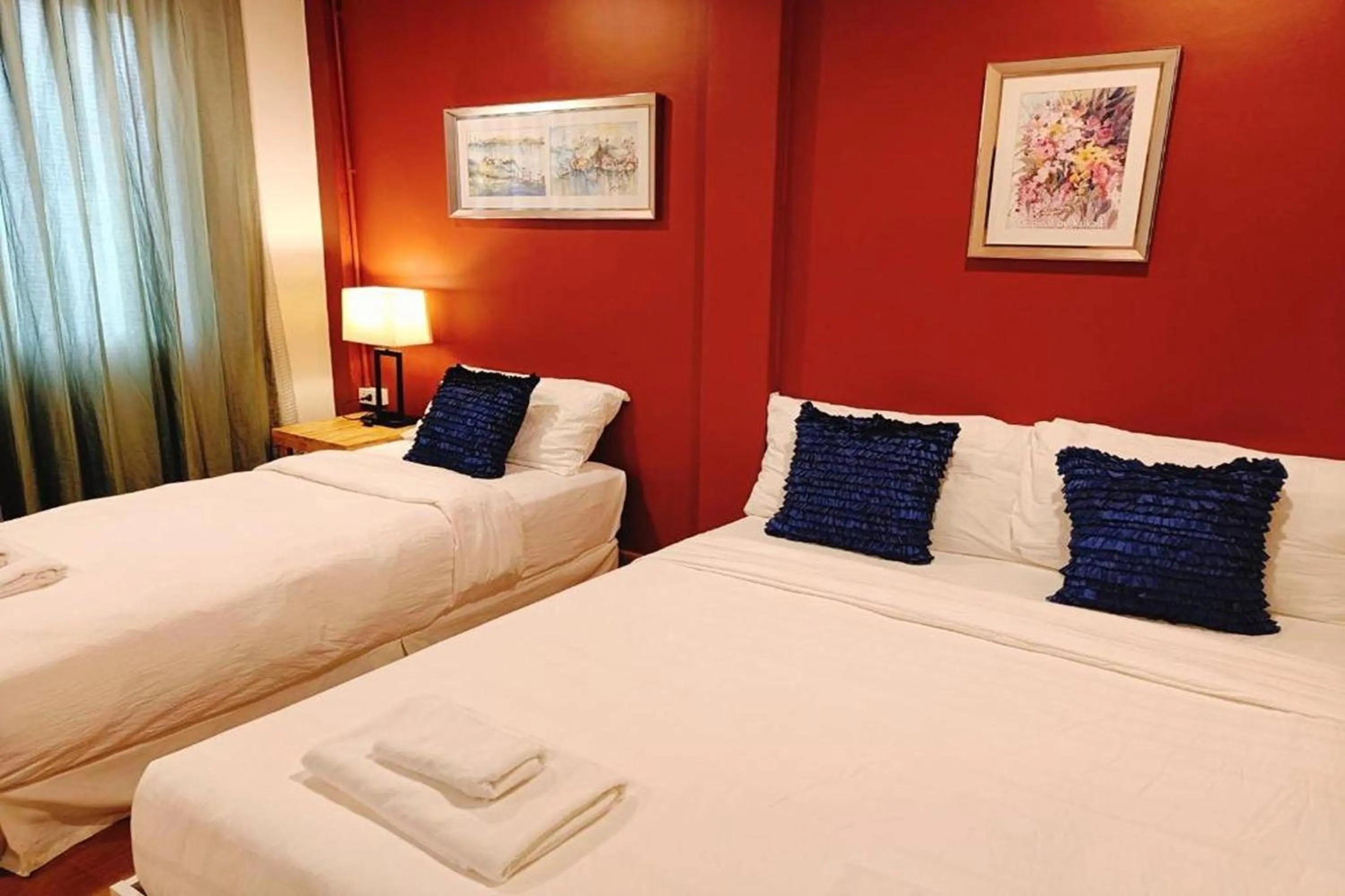 Bedroom, Bed in Ployburi Boutique Hotel