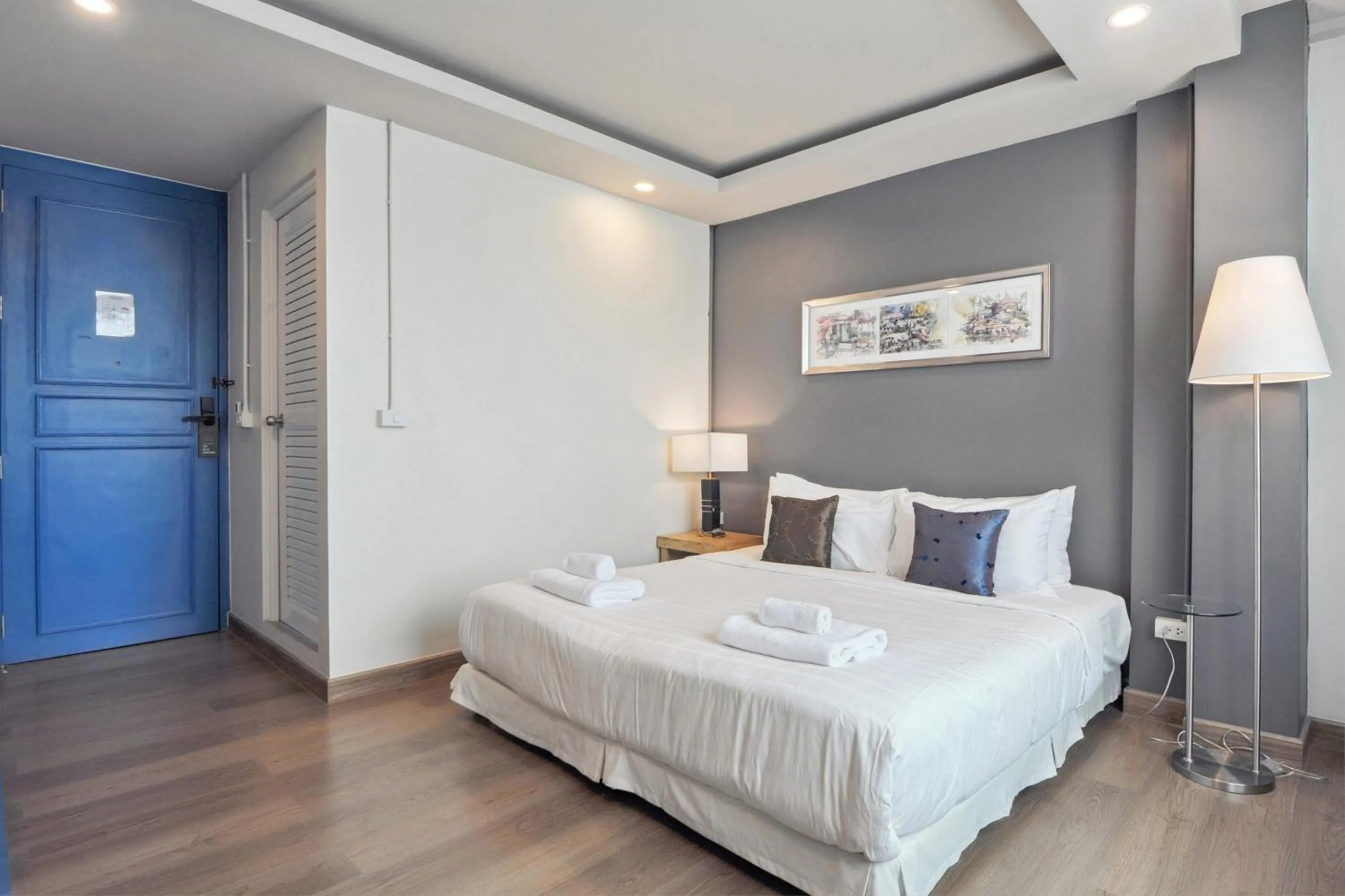 Bedroom, Bed in Ployburi Boutique Hotel