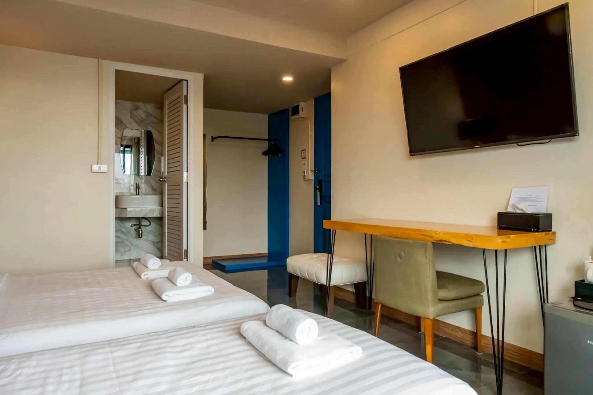 Bedroom, Bed in Ployburi Boutique Hotel