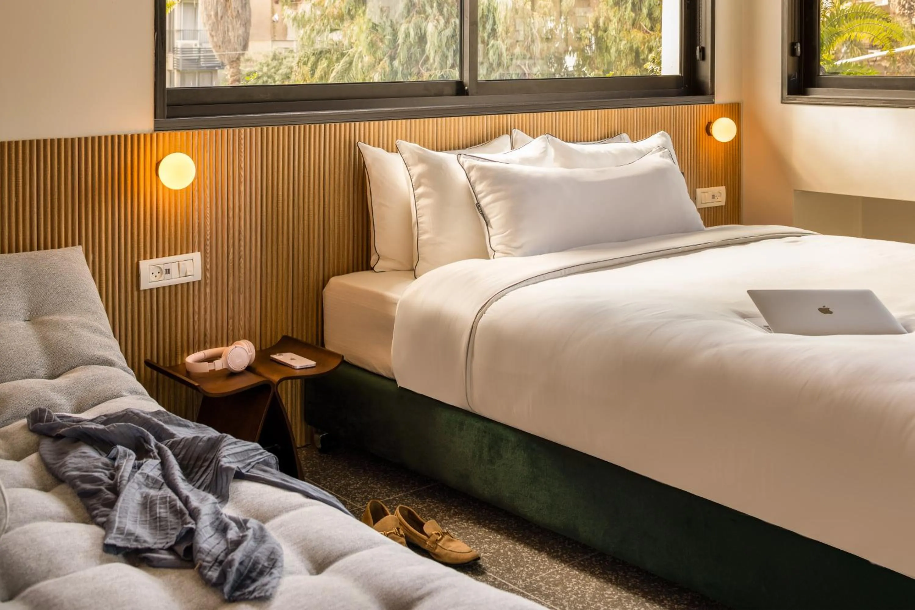 Bedroom, Bed in Savanna - by Loginn Tel-Avivian hotels