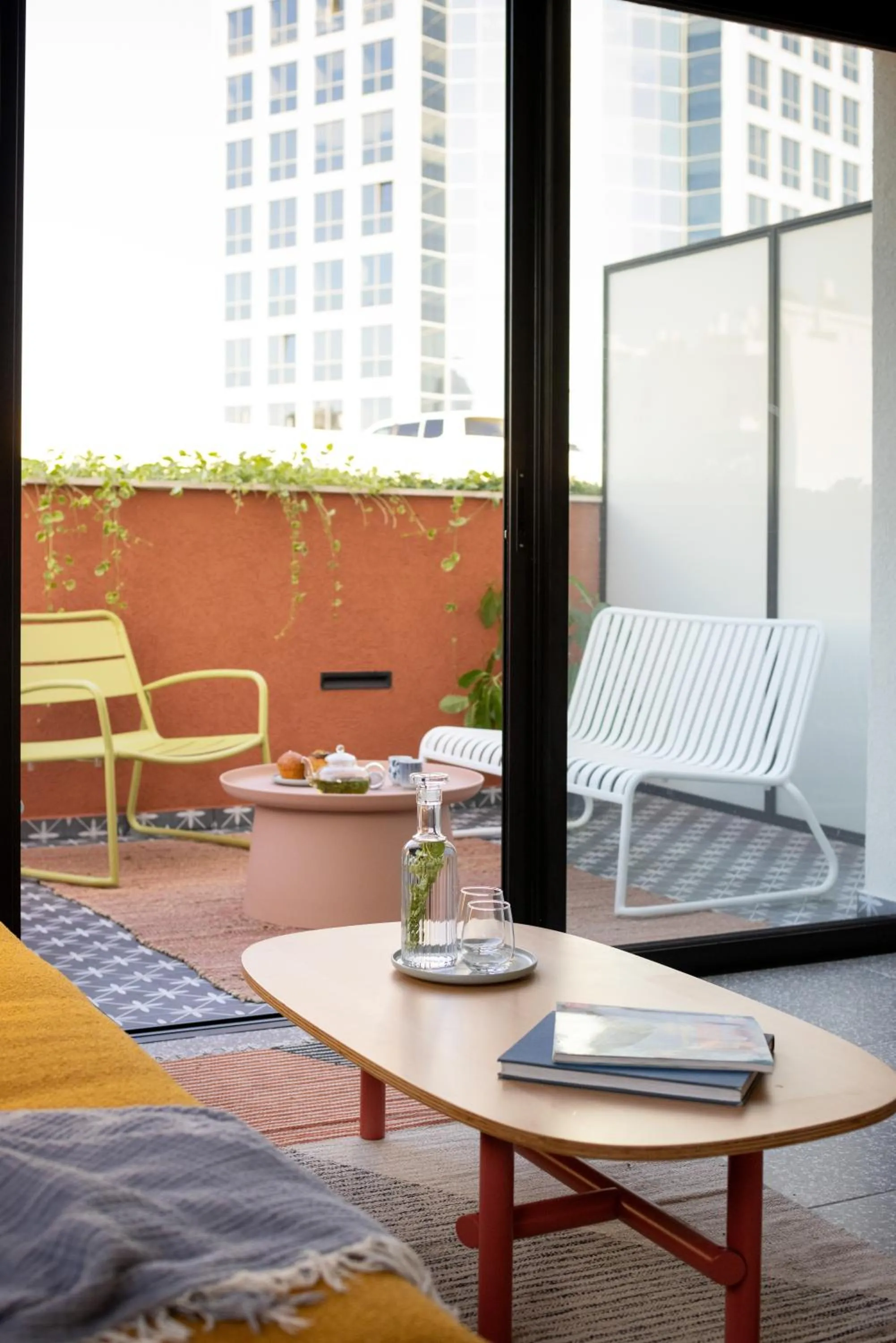 Balcony/Terrace in Savanna - by Loginn Tel-Avivian hotels