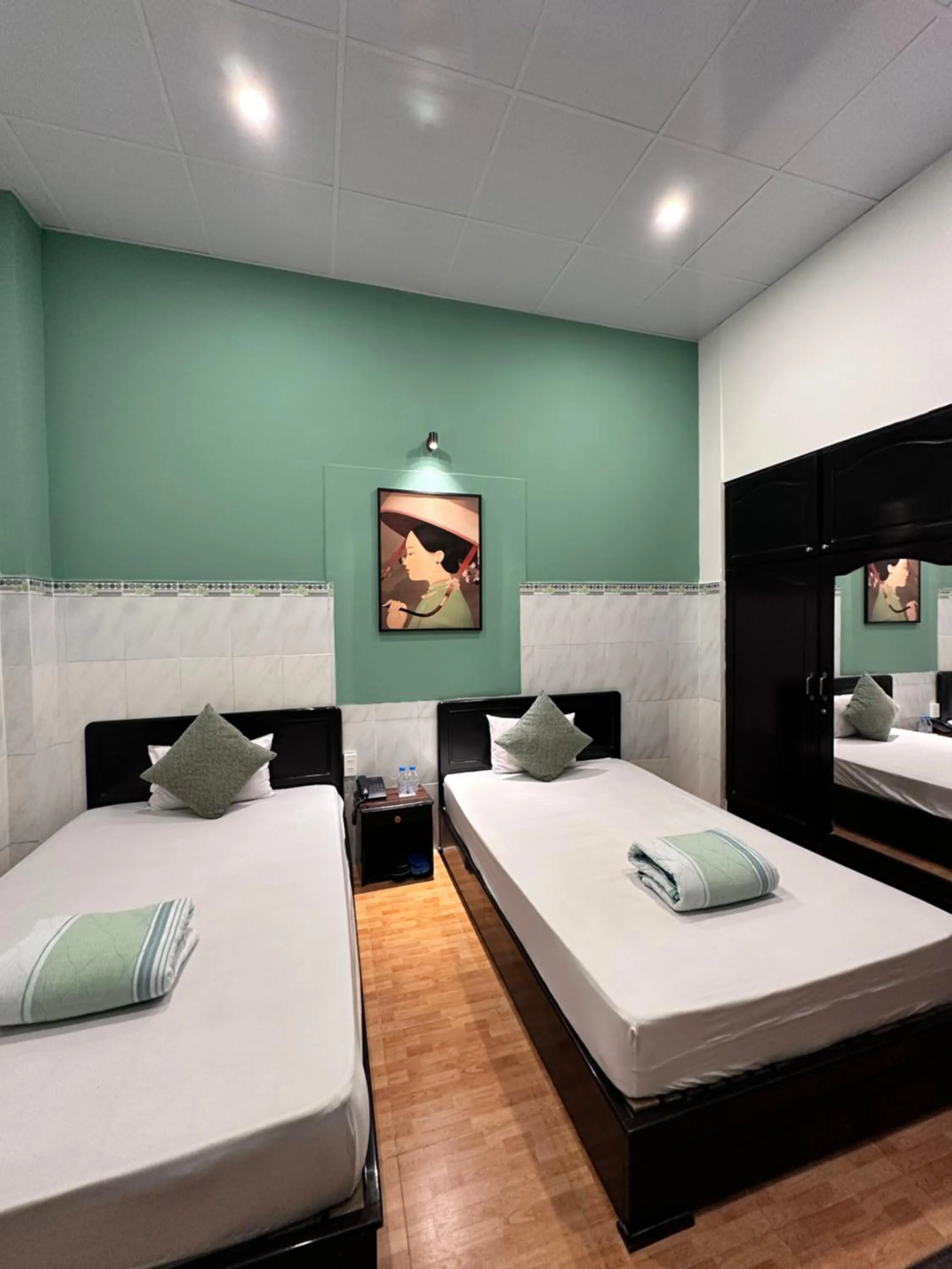 Bed in Nam Đô Hotel Cần Thơ Downtown