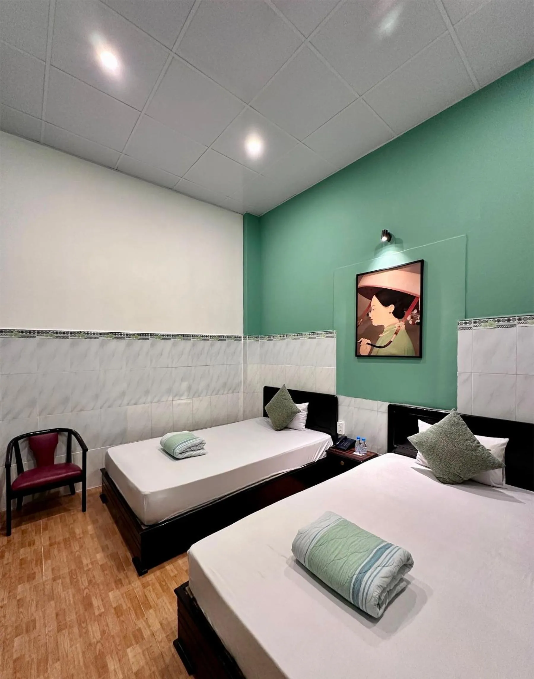 Bed in Nam Đô Hotel Cần Thơ Downtown