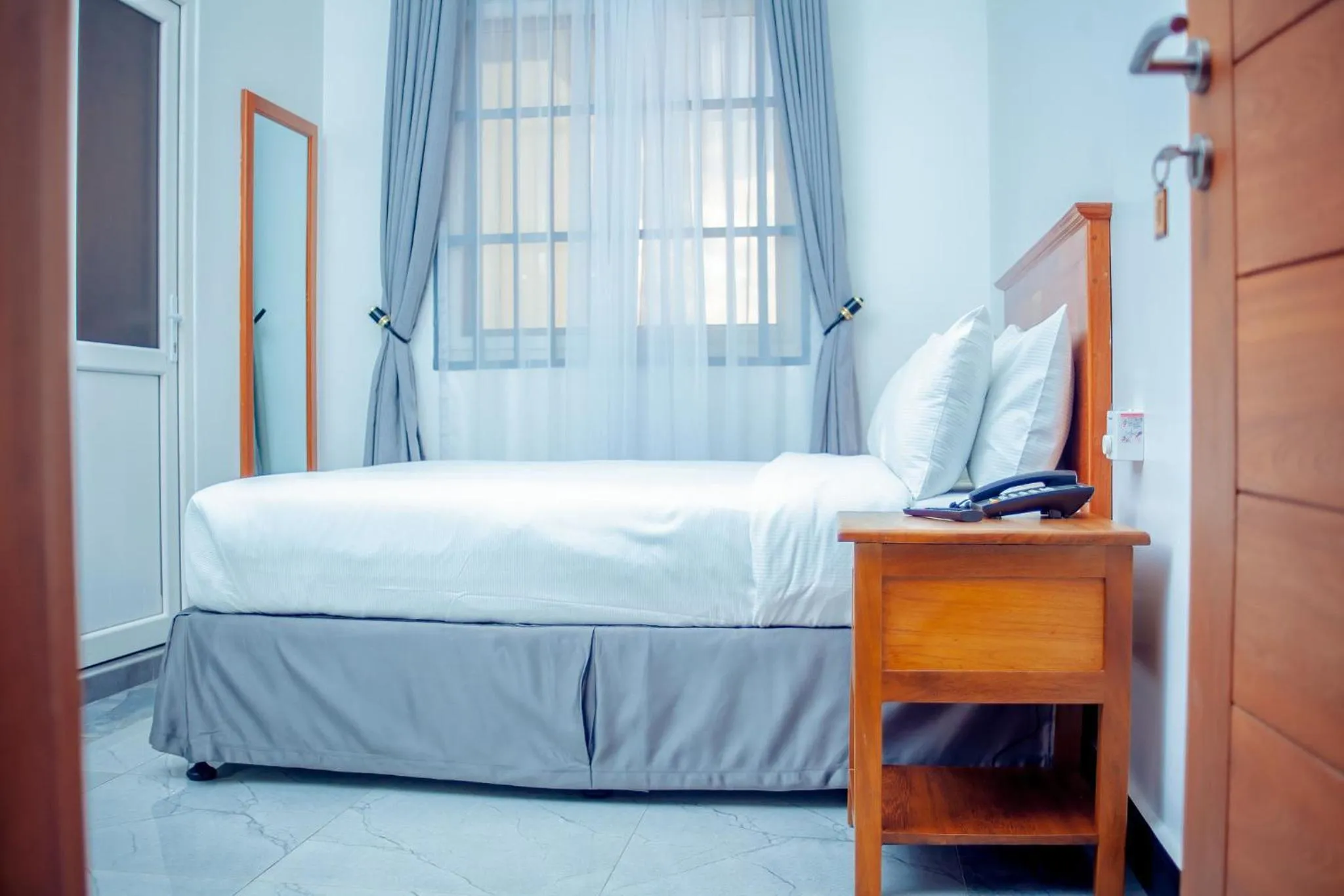 Bed in Teranga Lodge and Restaurant