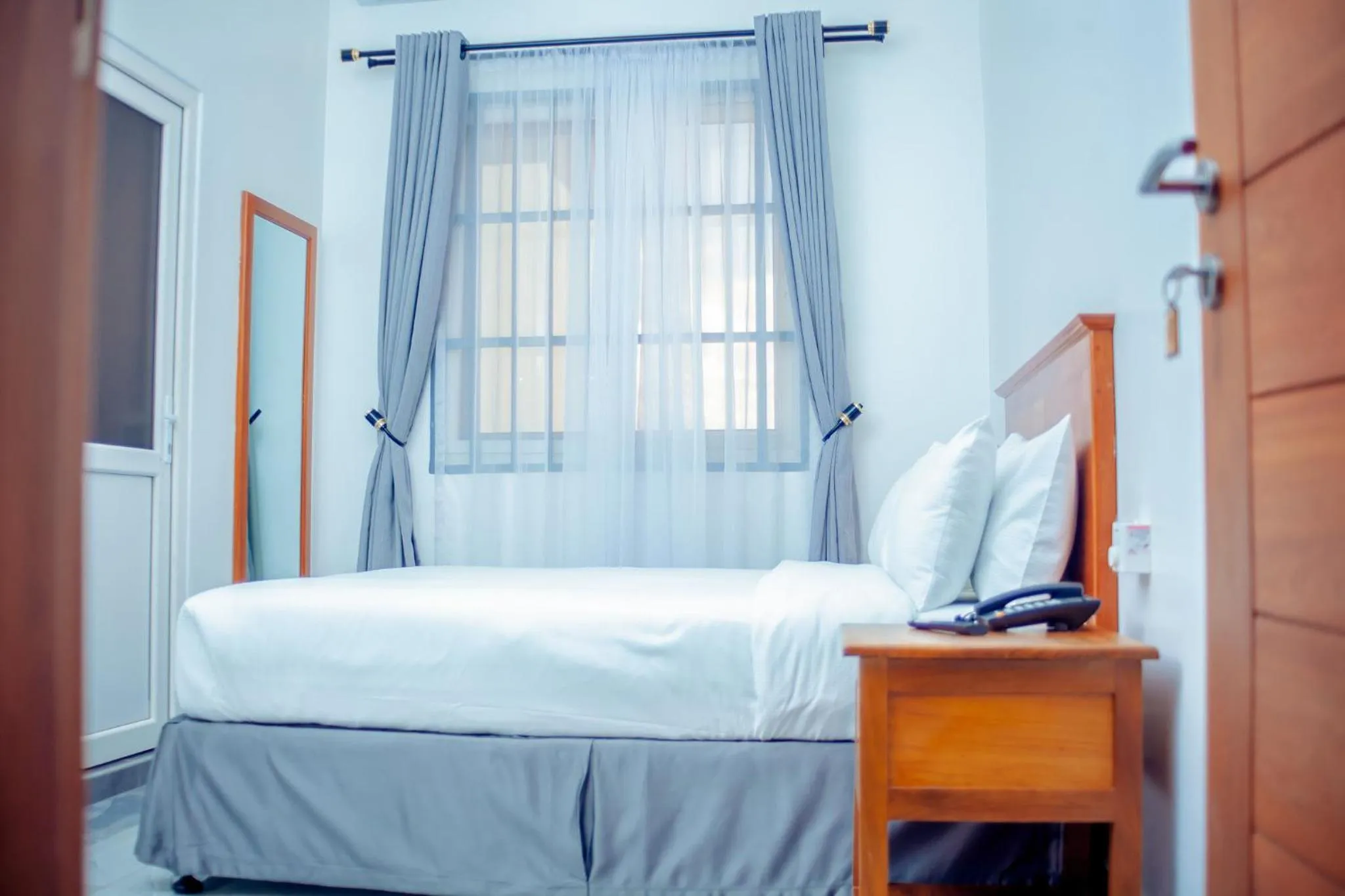 Bed in Teranga Lodge and Restaurant