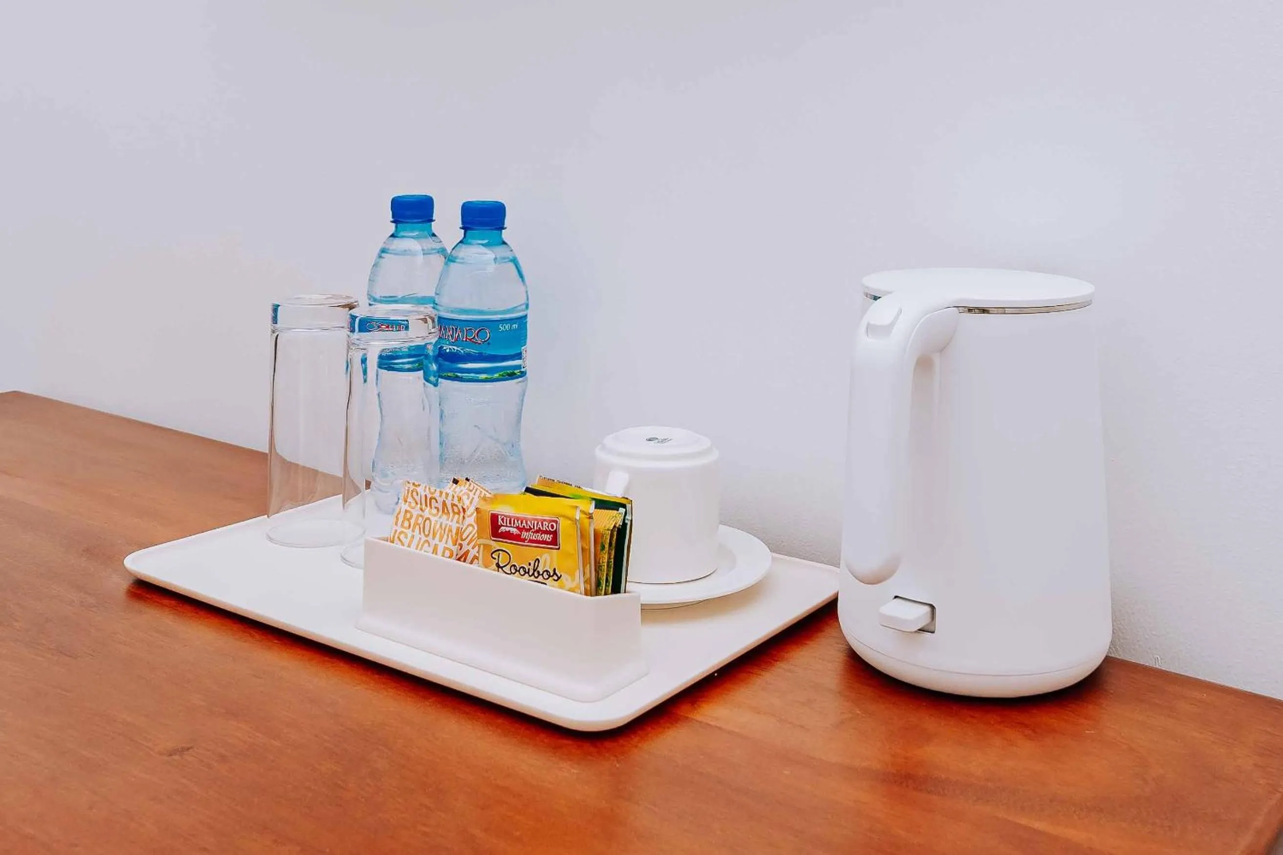 Coffee/tea facilities in Teranga Lodge and Restaurant