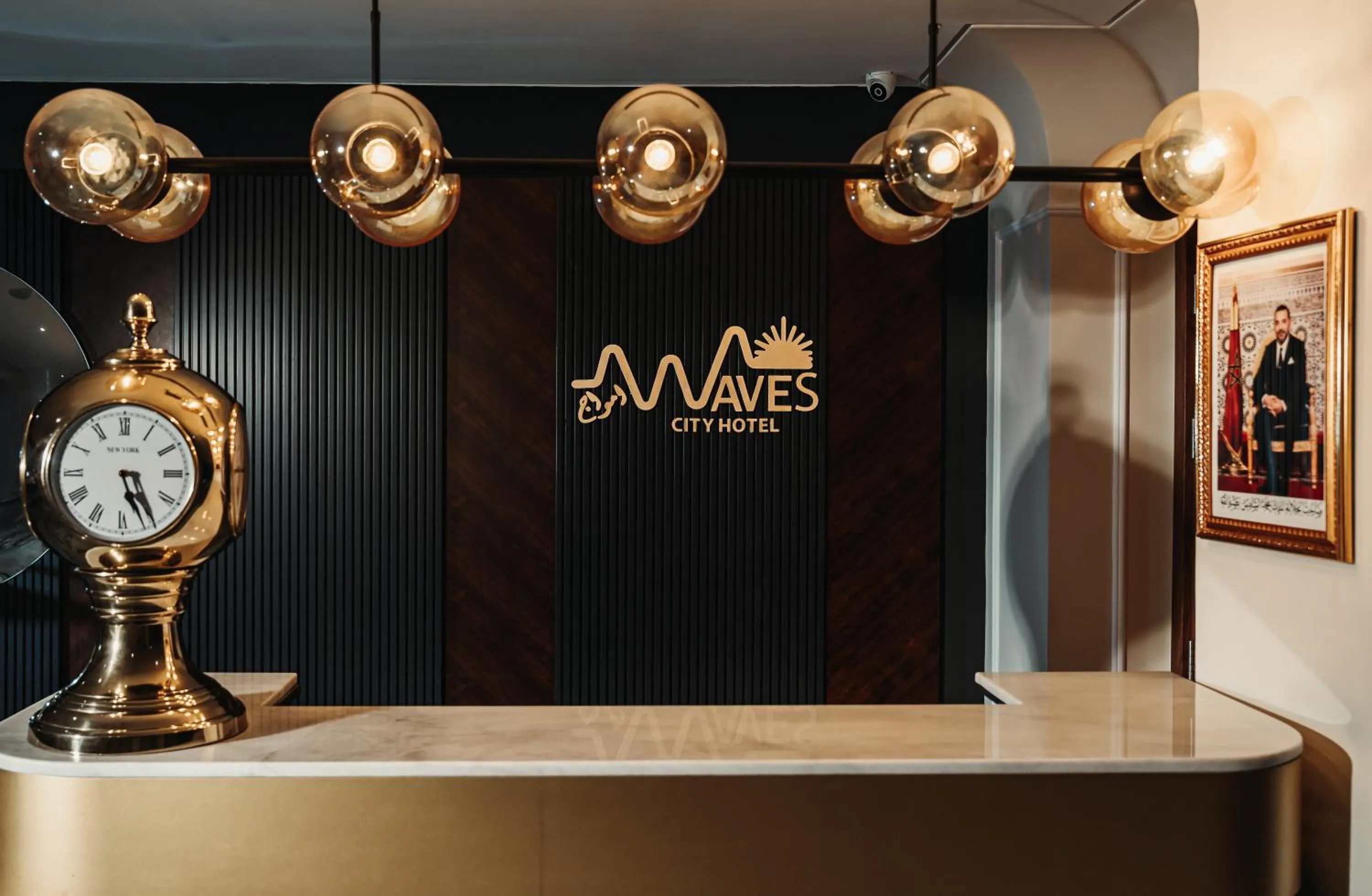 Property logo or sign in City Hotel by Waves