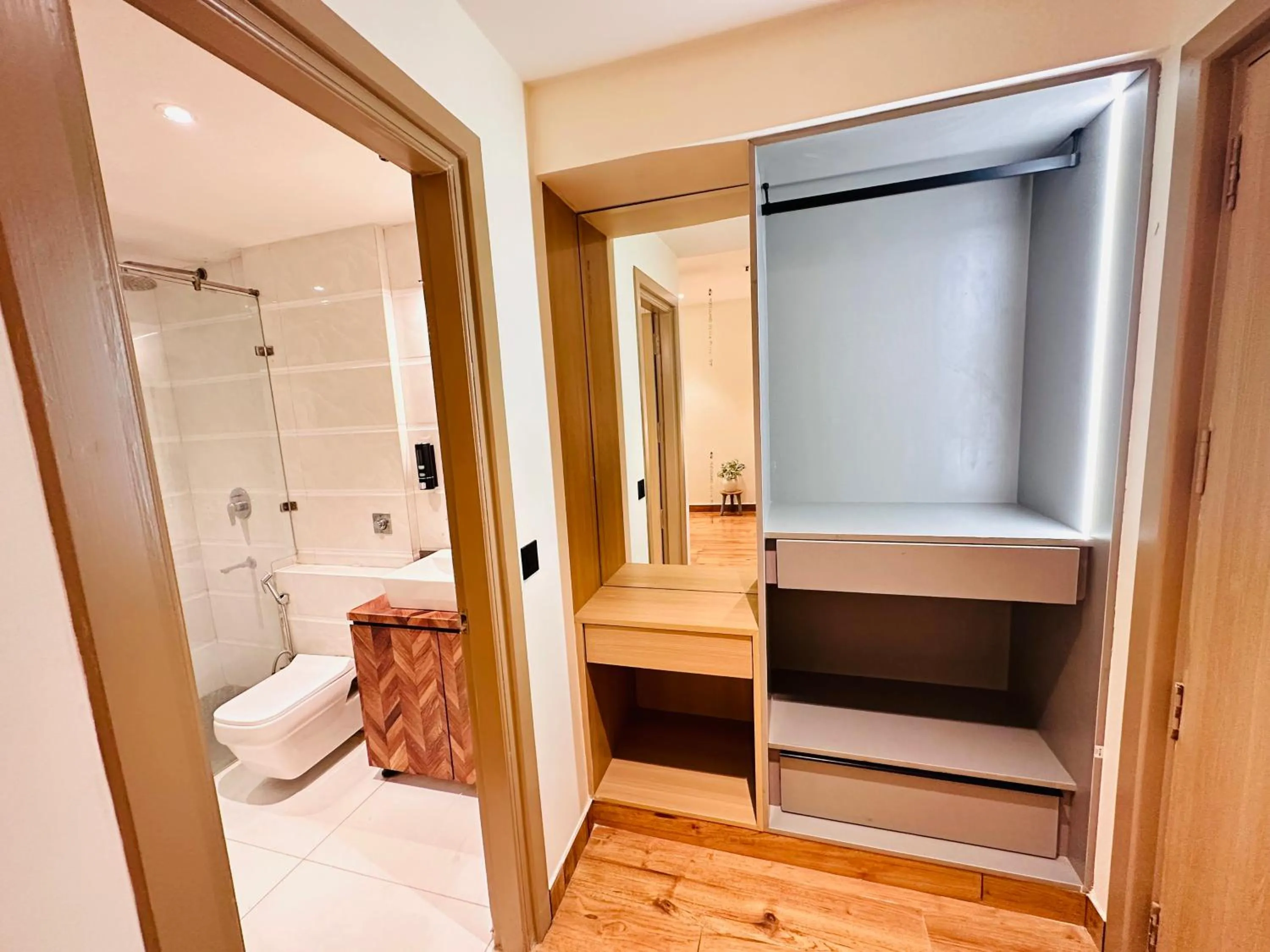 Shower in Hotel IP Swarn near Anand Vihar Vaishali Ghaziabad