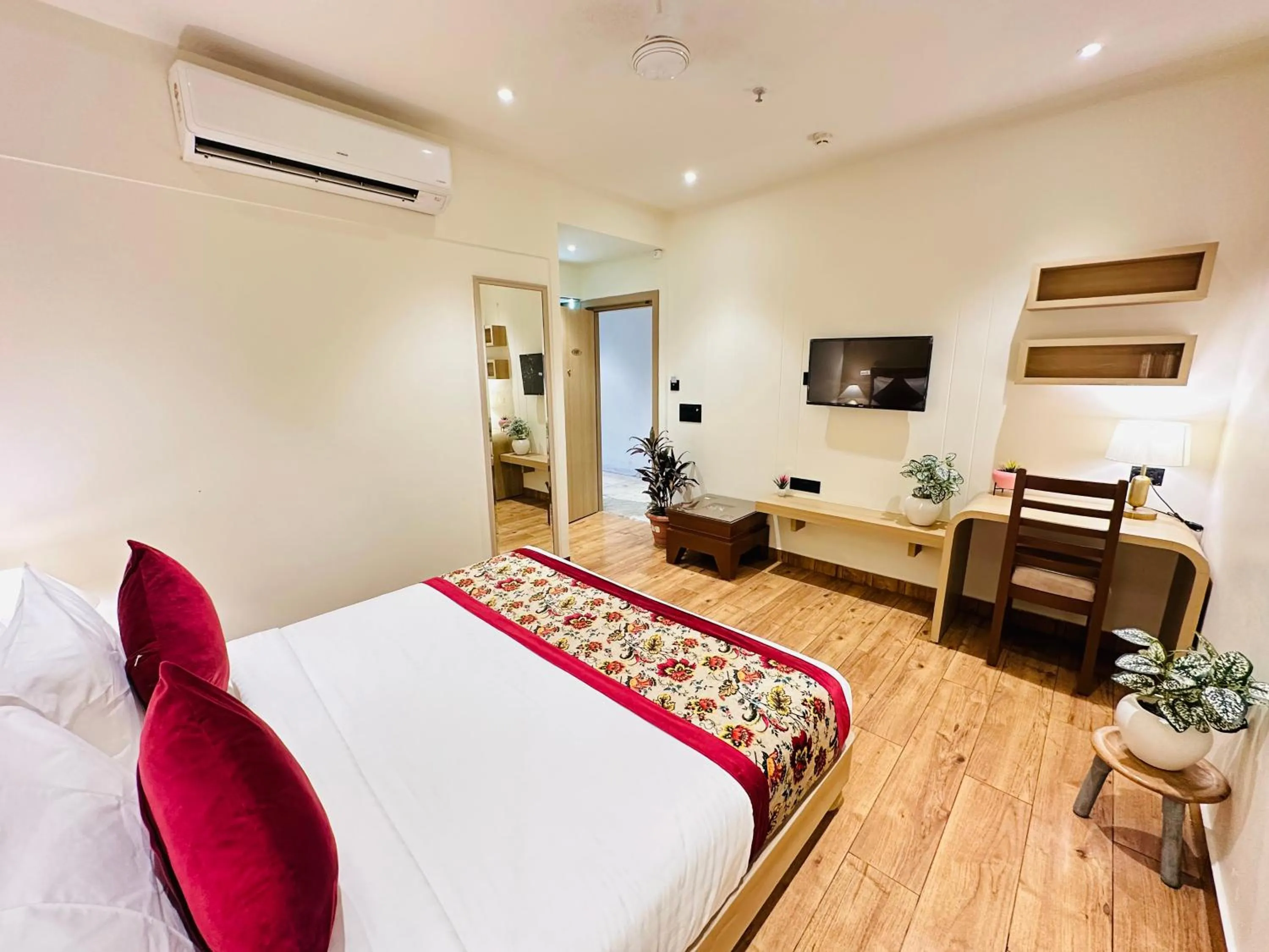 Bed in Hotel IP Swarn near Anand Vihar Vaishali Ghaziabad