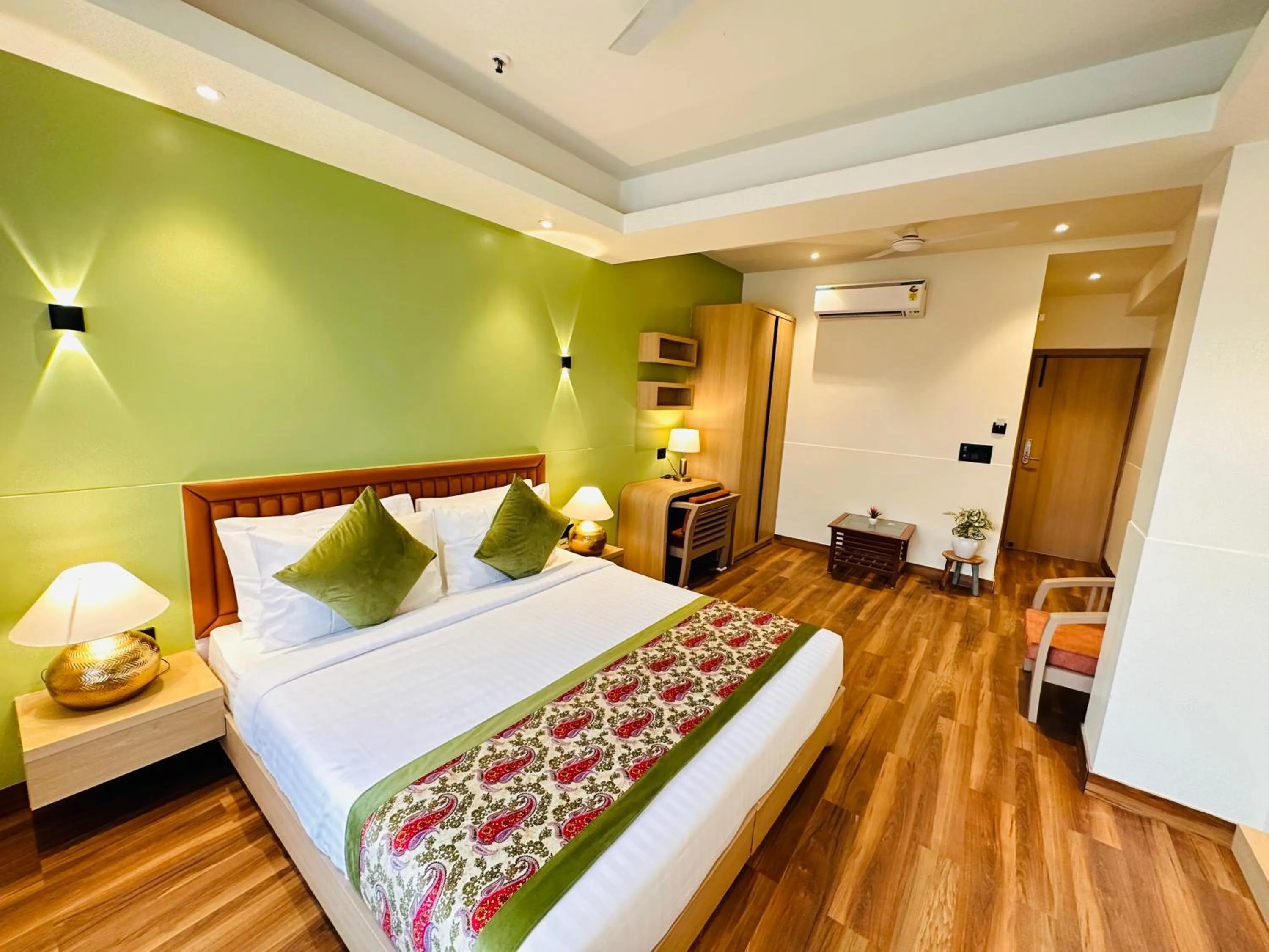 Bed in Hotel IP Swarn near Anand Vihar Vaishali Ghaziabad