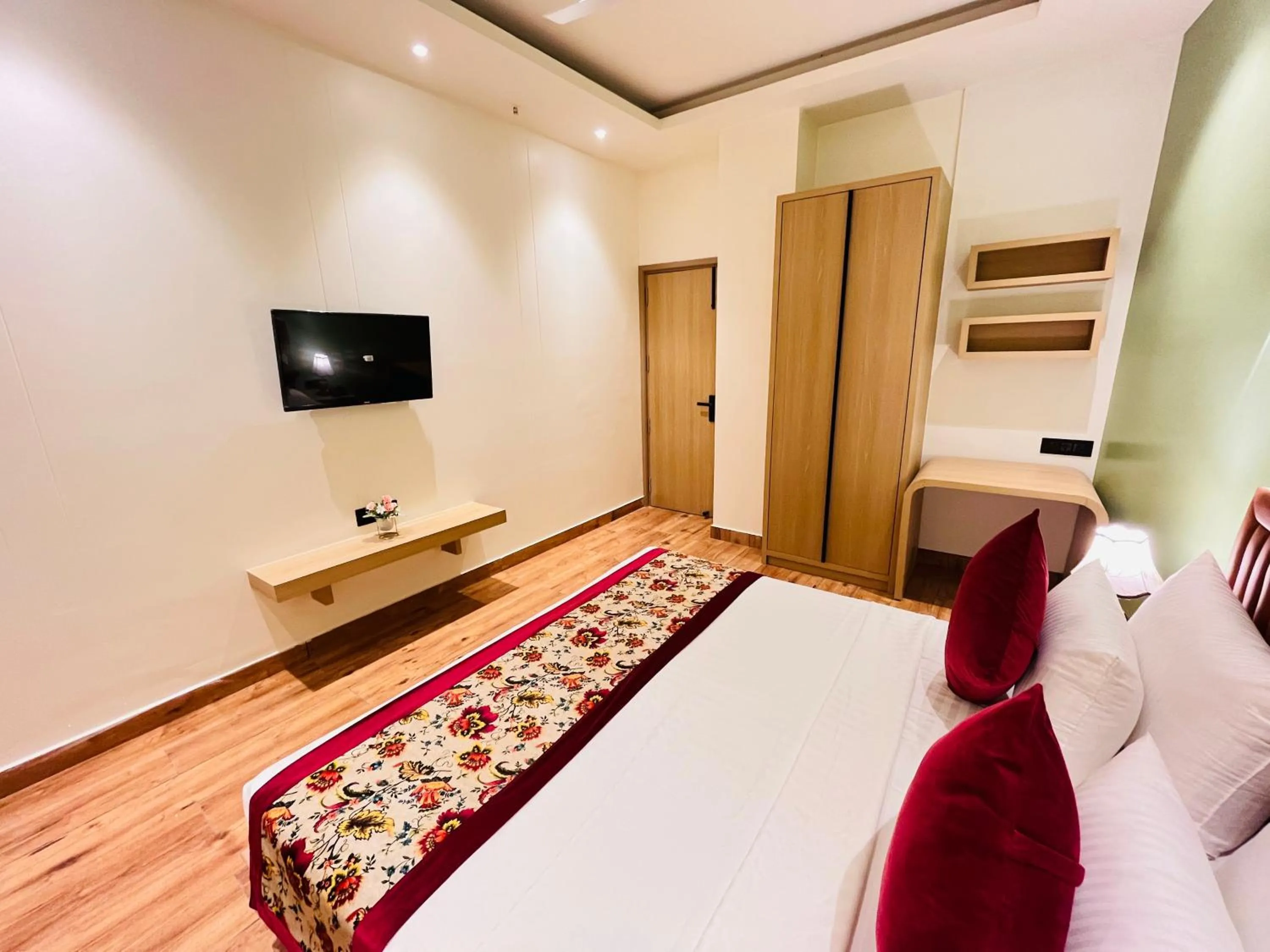 Bed in Hotel IP Swarn near Anand Vihar Vaishali Ghaziabad