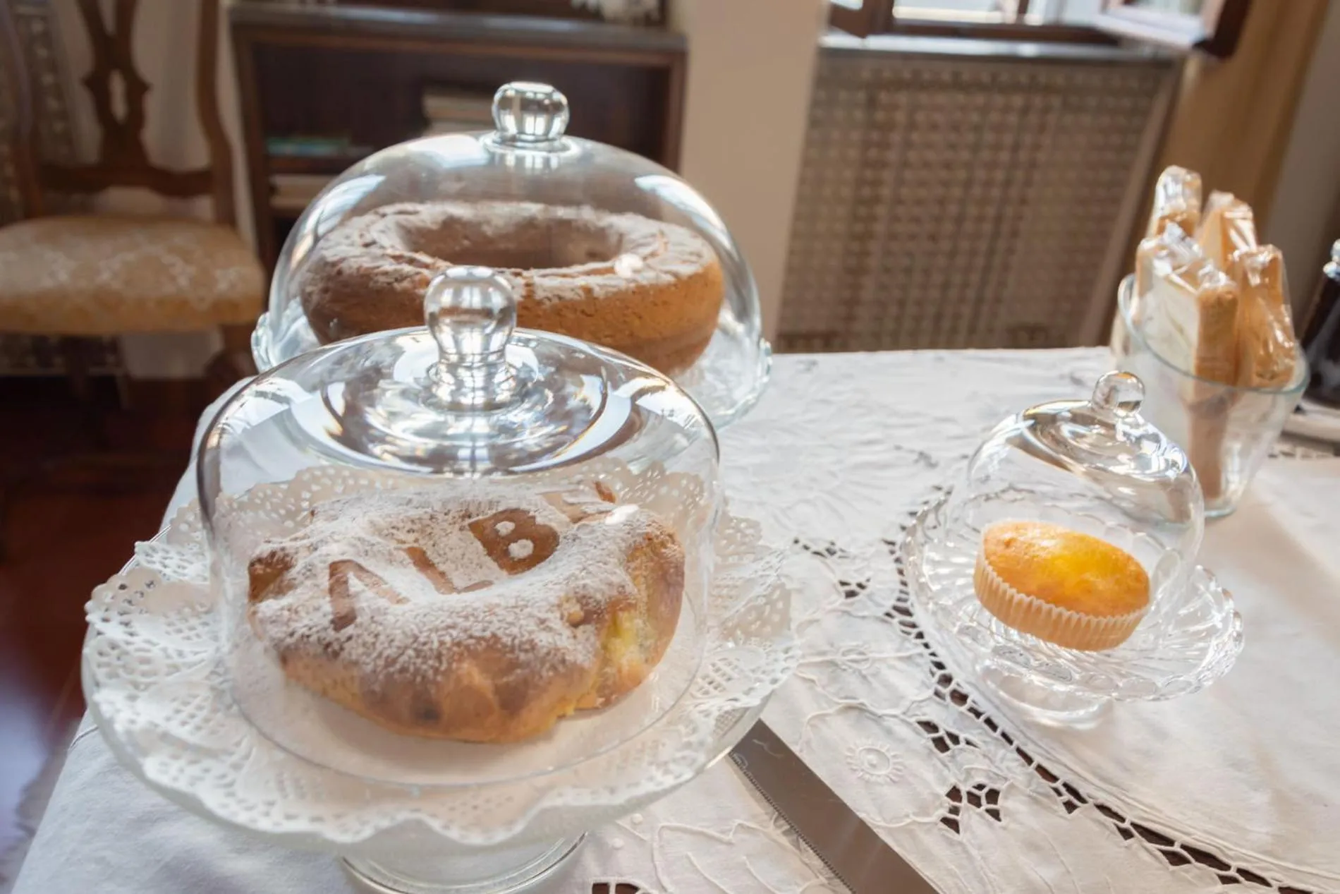 Food and drinks in Bed and Breakfast Albe