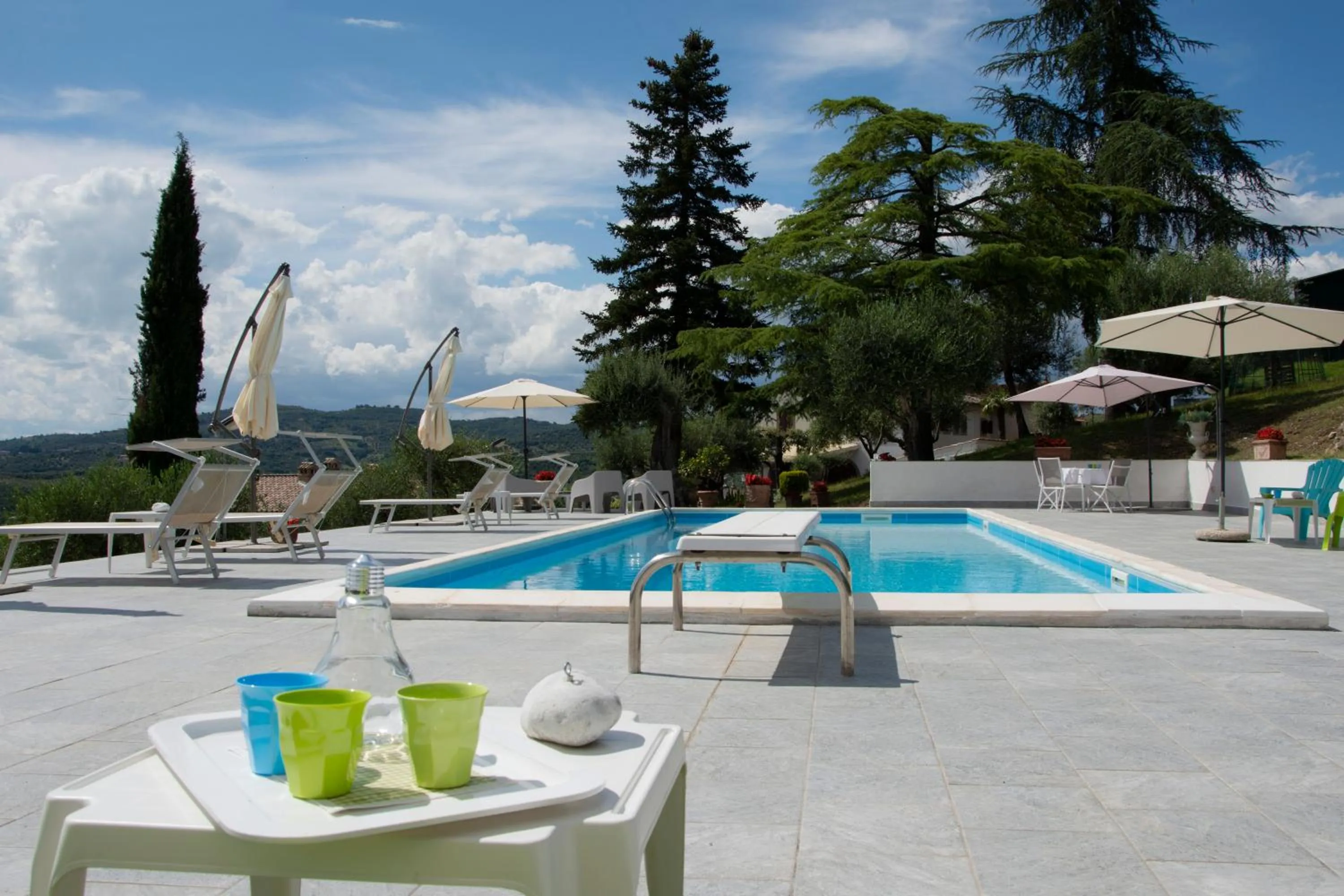 Garden in Bed and Breakfast Albe