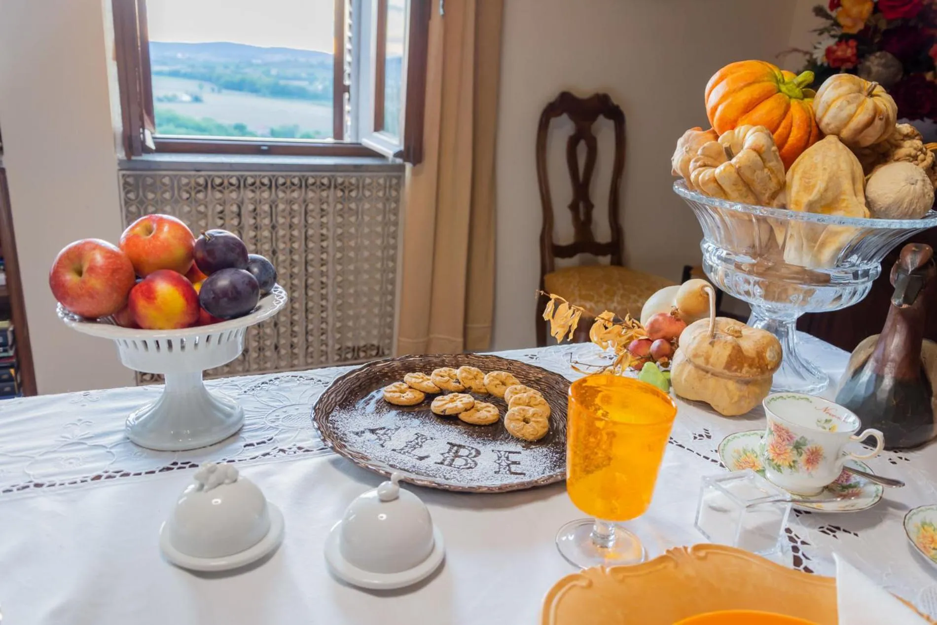 Food and drinks in Bed and Breakfast Albe