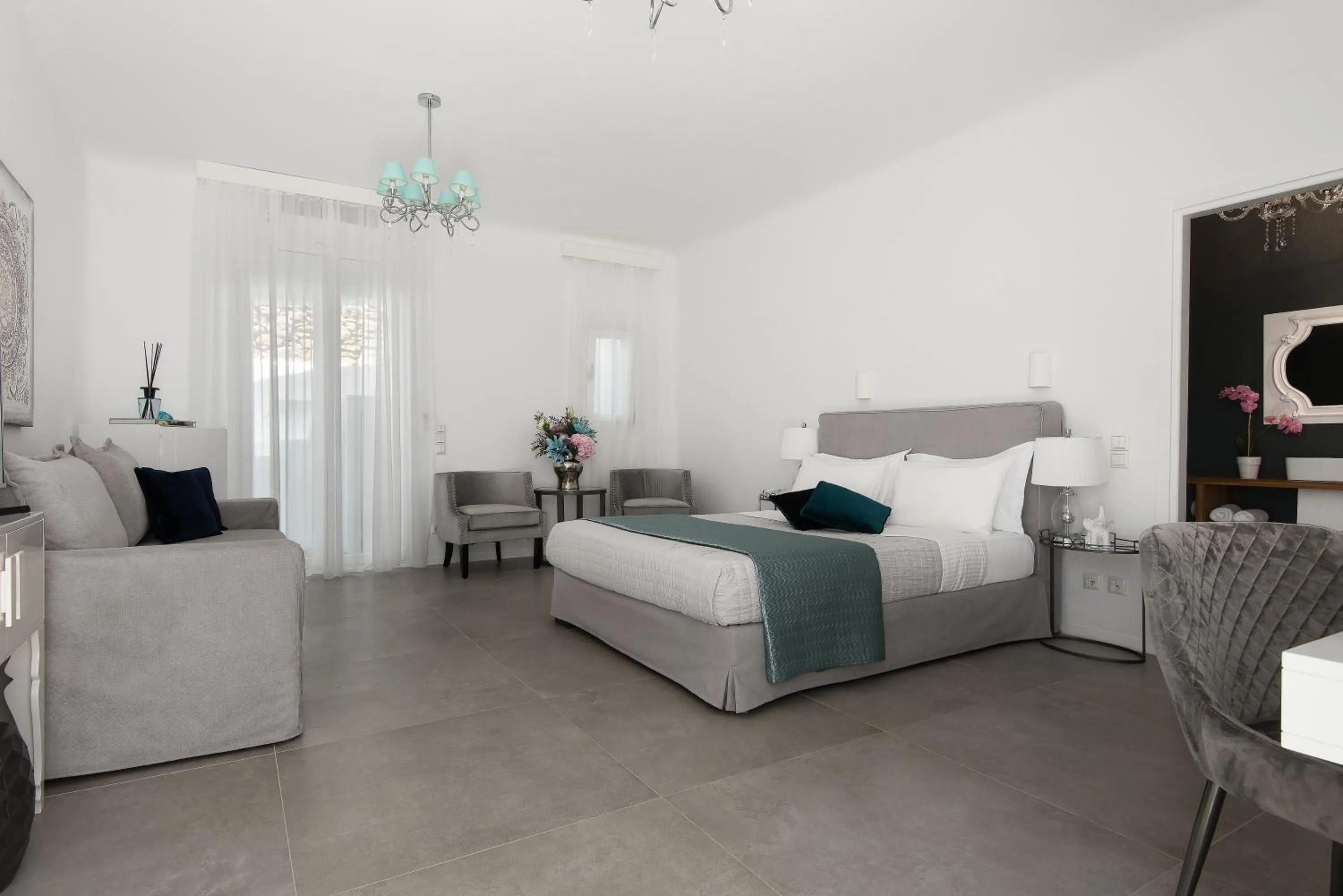 Photo of the whole room, Bed in Riva Suites - Adults Only