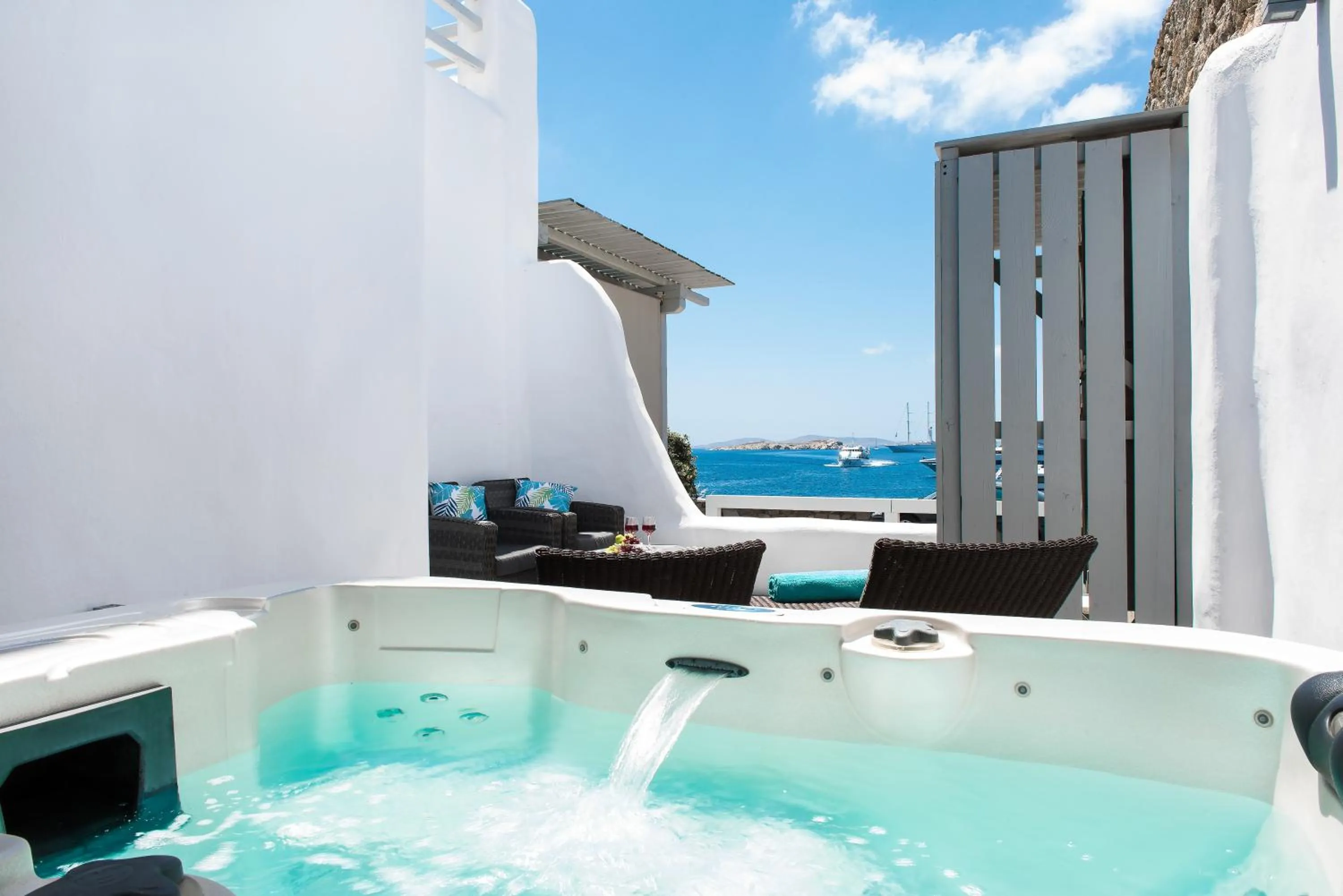 Hot Tub in Riva Suites - Adults Only
