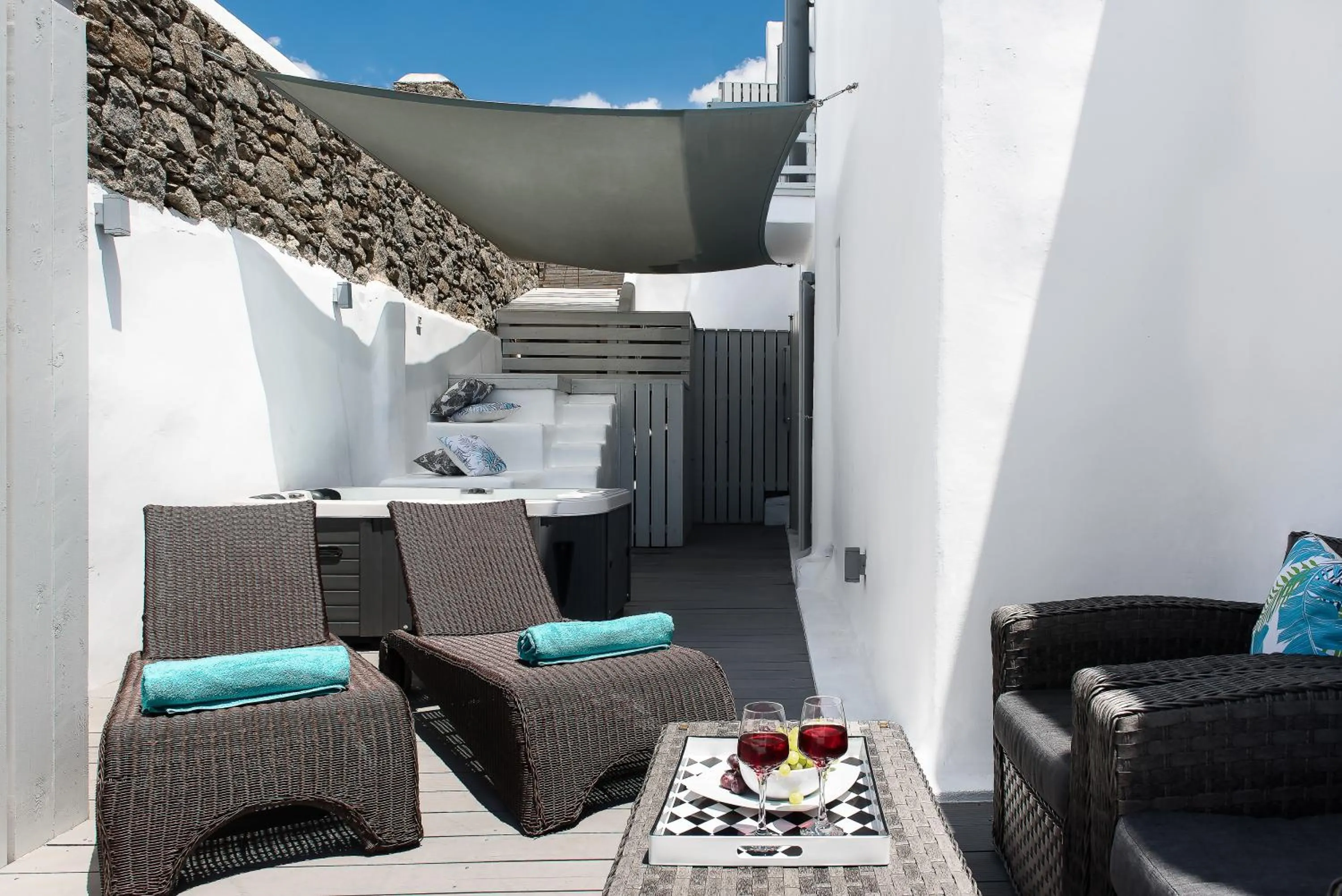 Patio in Riva Suites - Adults Only