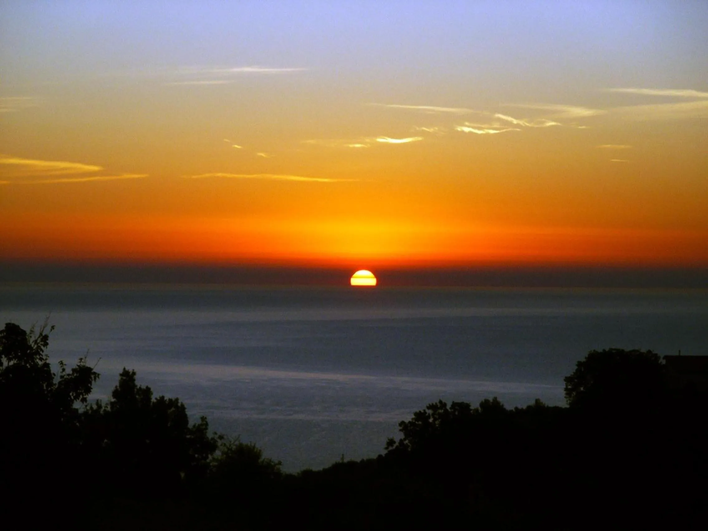 Sunset in Villa Manu
