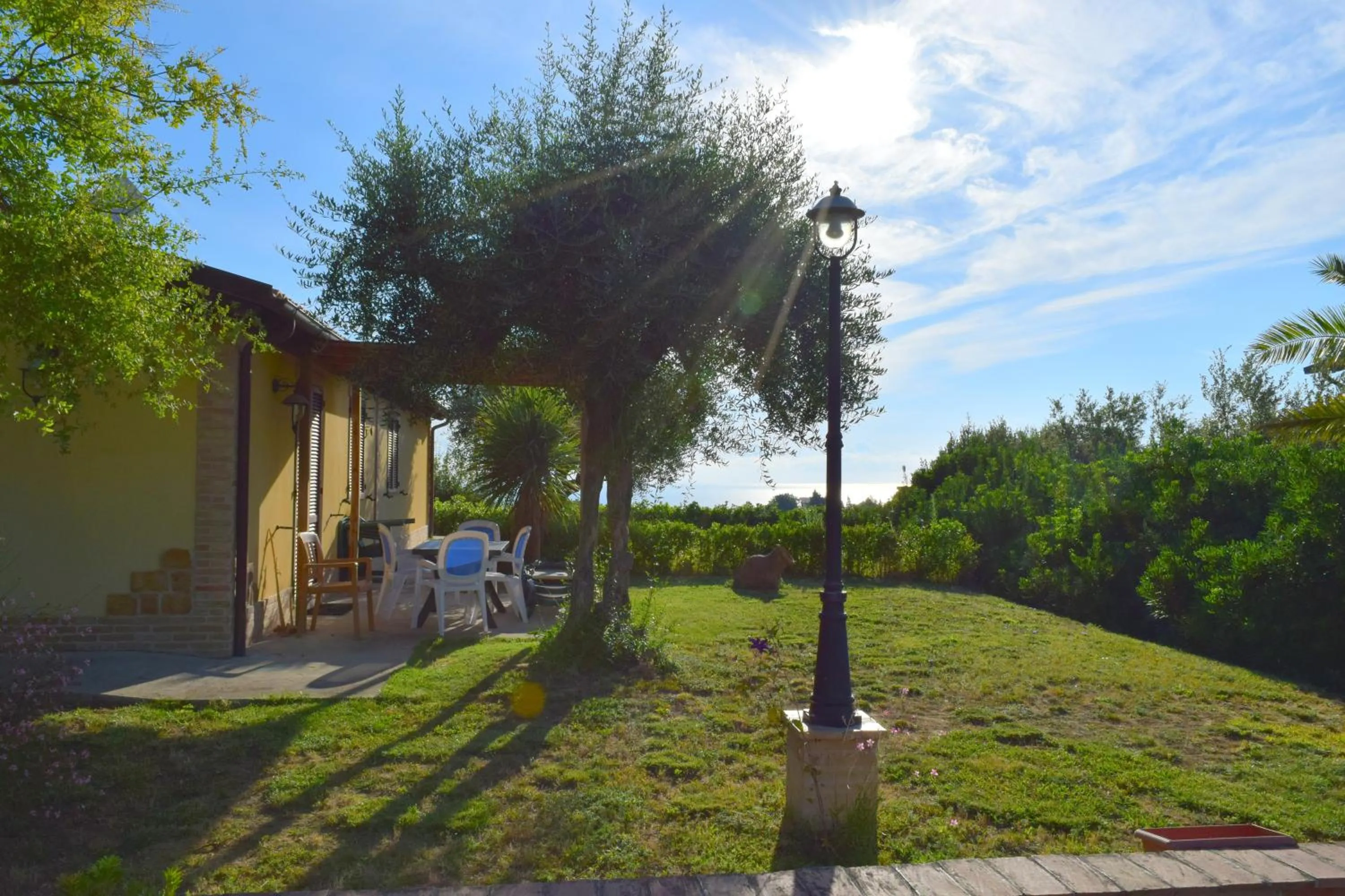 Seating area in Villa Manu