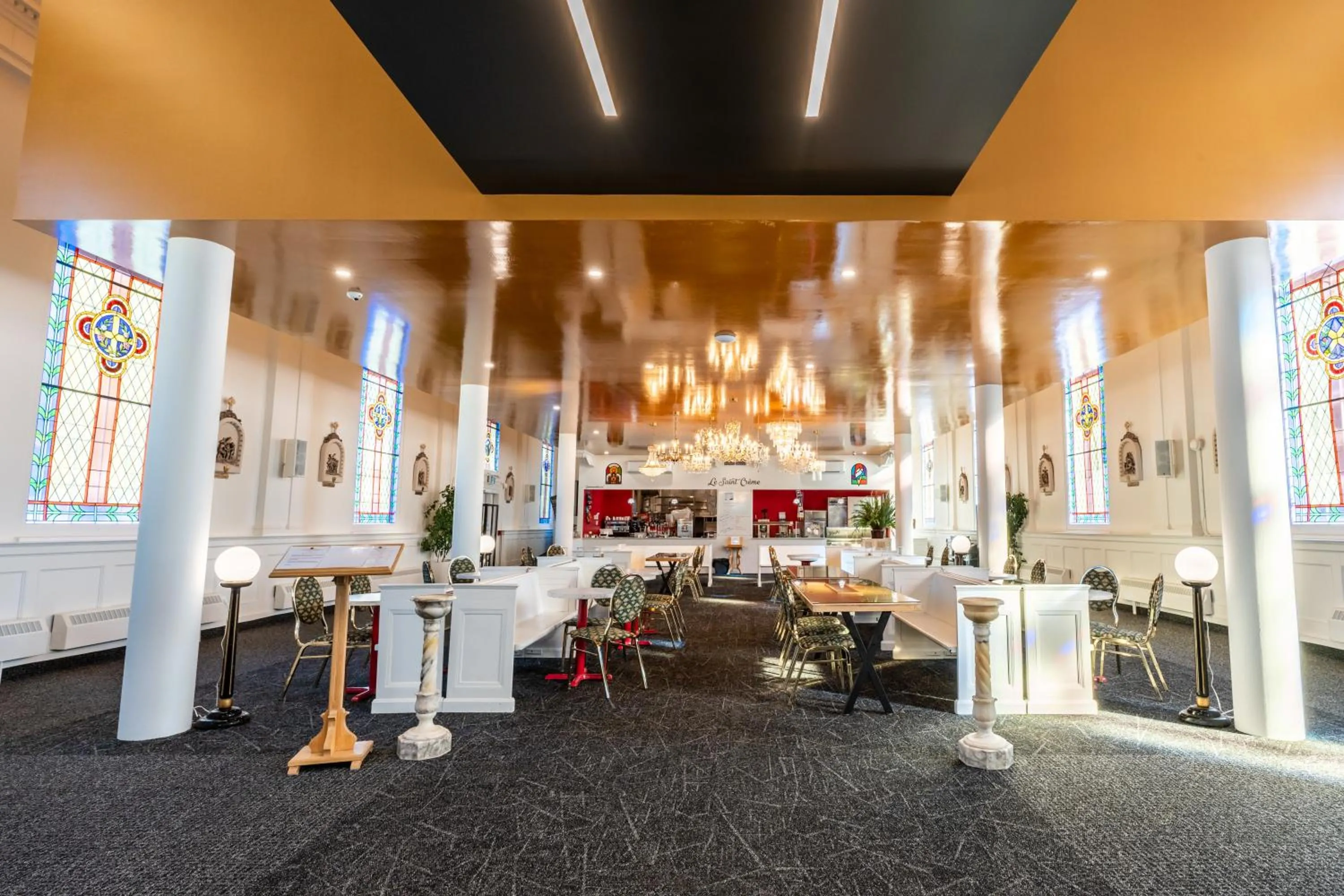 Lobby or reception in Le Saint-Crème, Alma