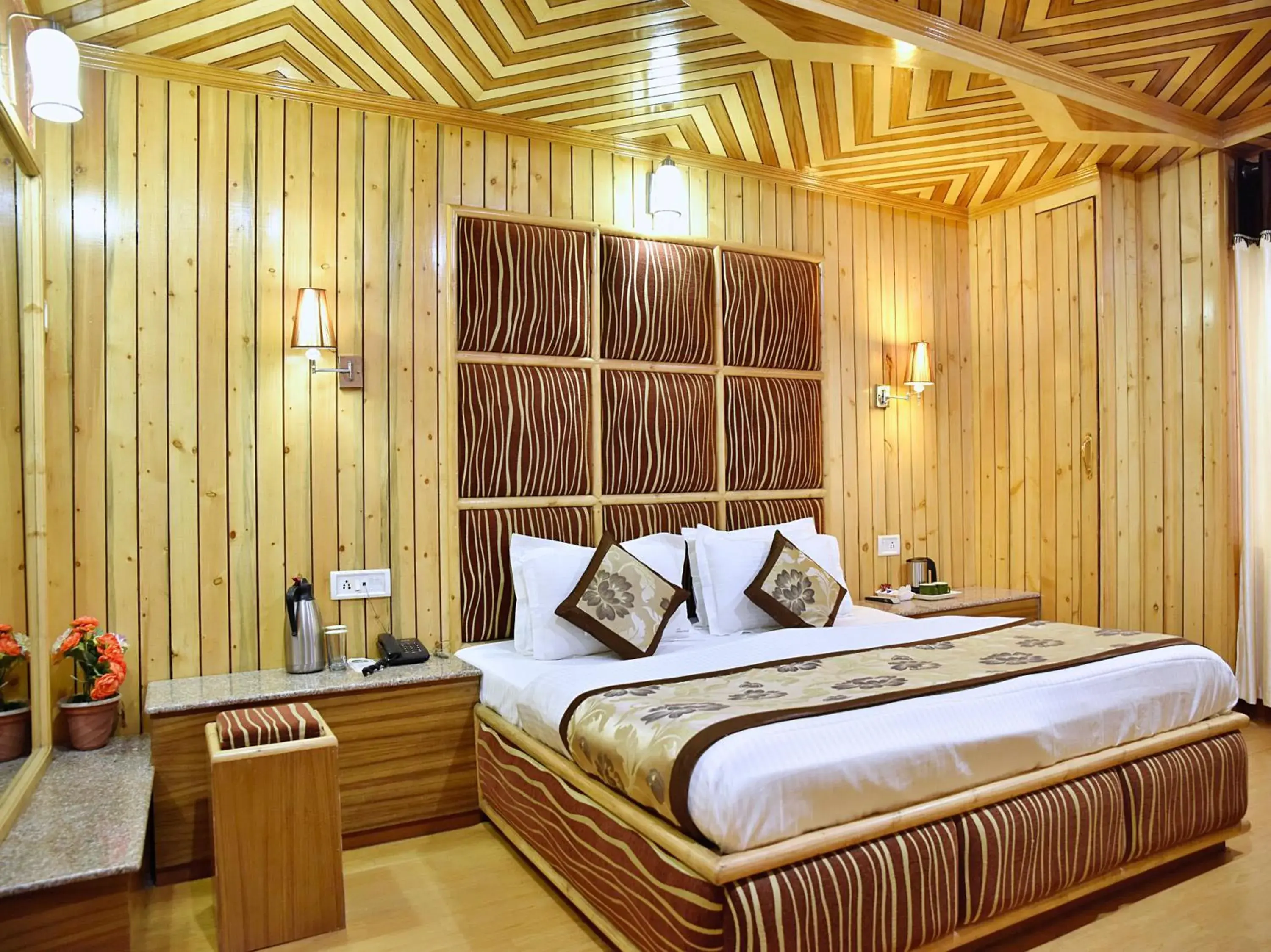 Bed in Hotel Chaman Palace Bed in Hotel Chaman Palace