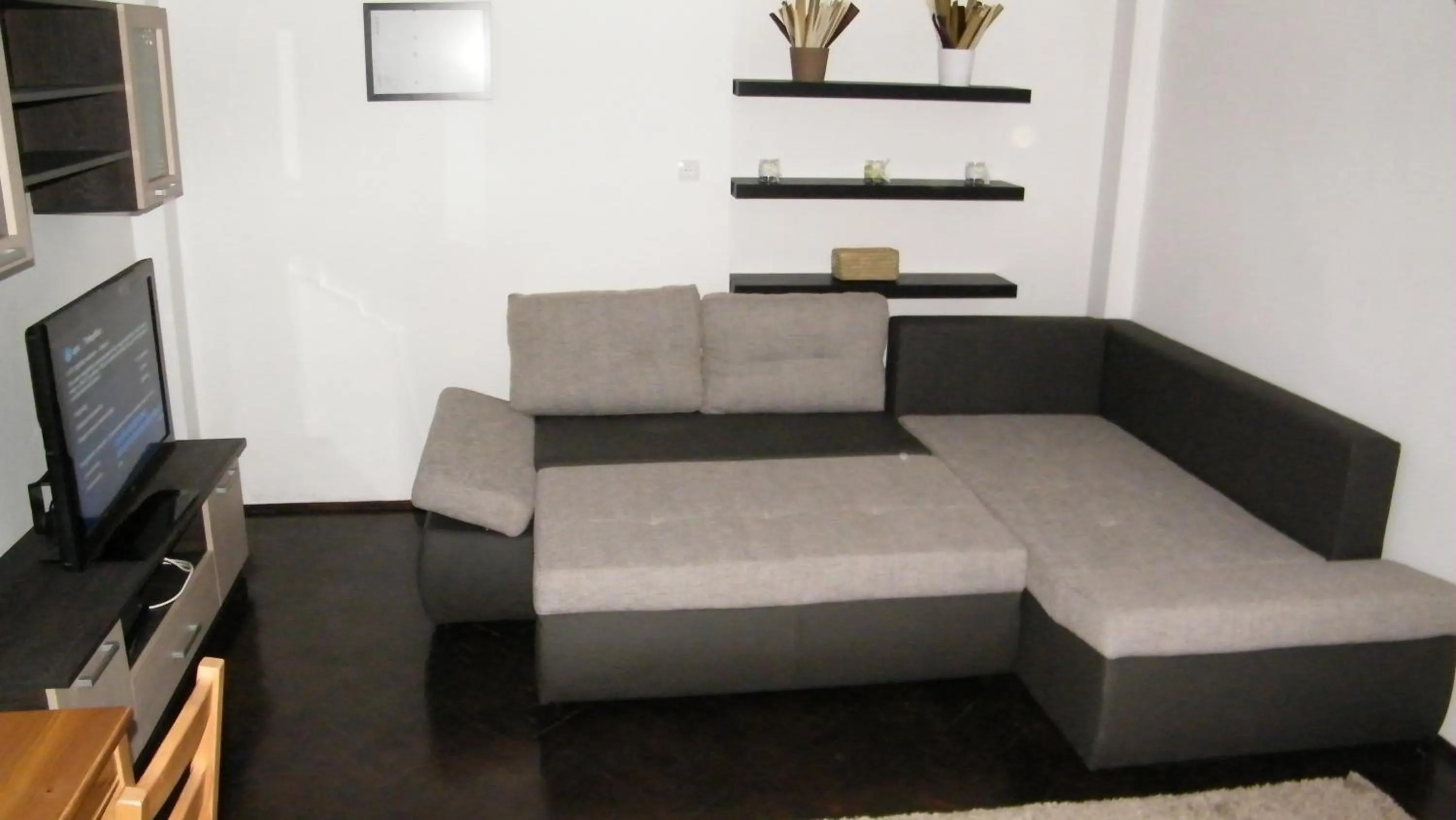 Living room in Central King Apartment