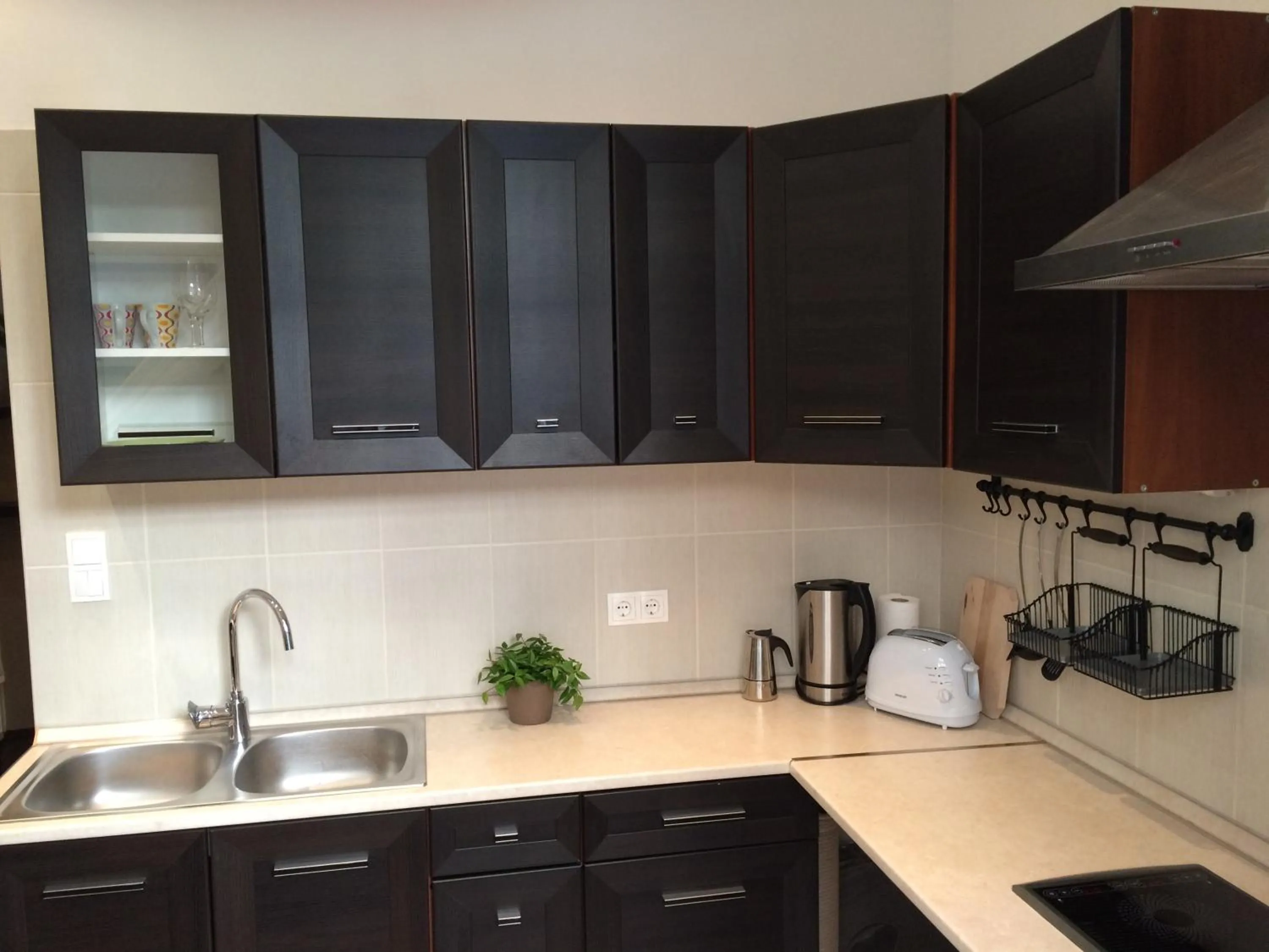 Kitchen or kitchenette in Central King Apartment