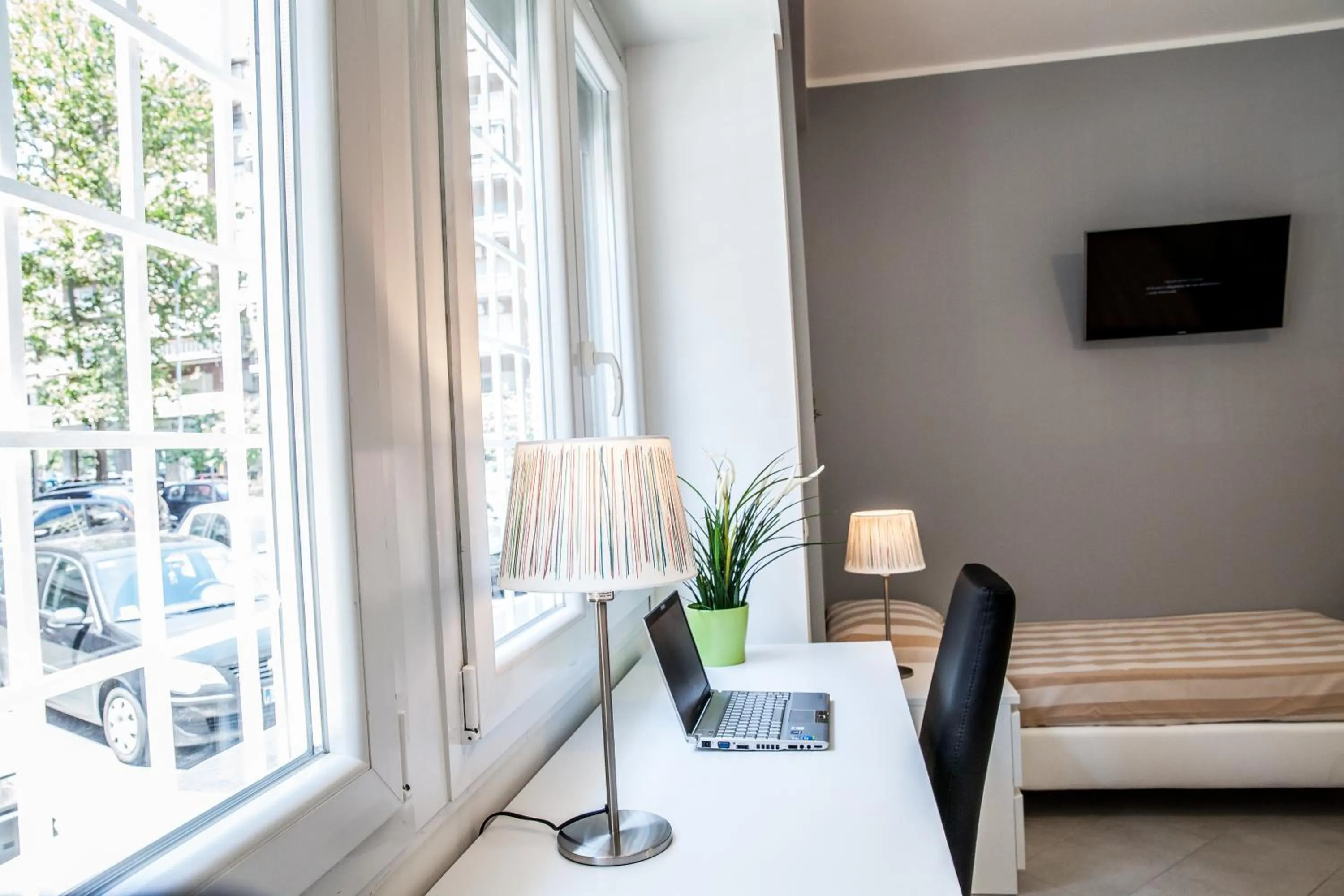 Seating area, Bed in Vatican Rooms Holiday in Rome