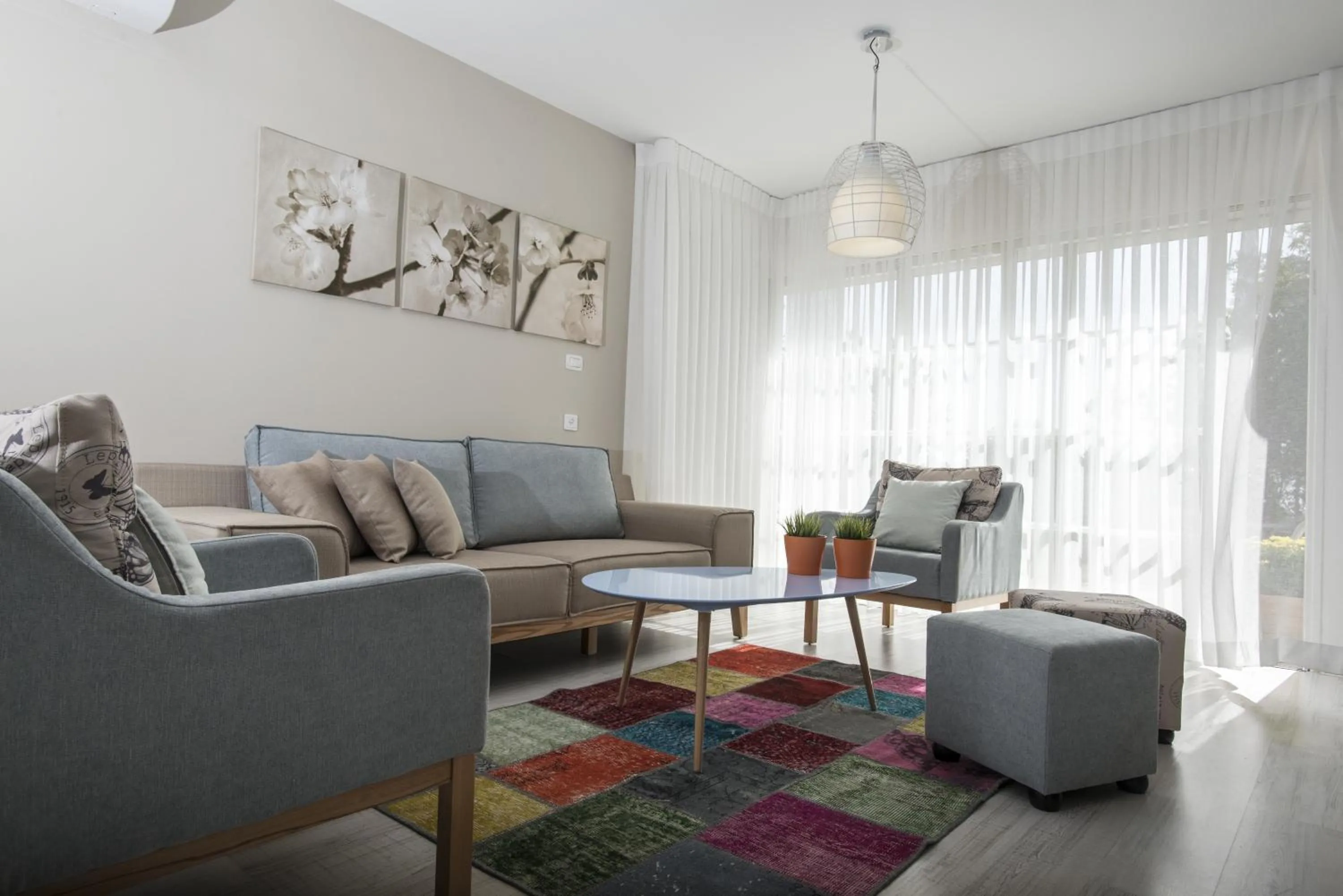 Living room in Eshkol Housing Haifa - Luxury Villa Panoramic Sea View חיפה כרמל