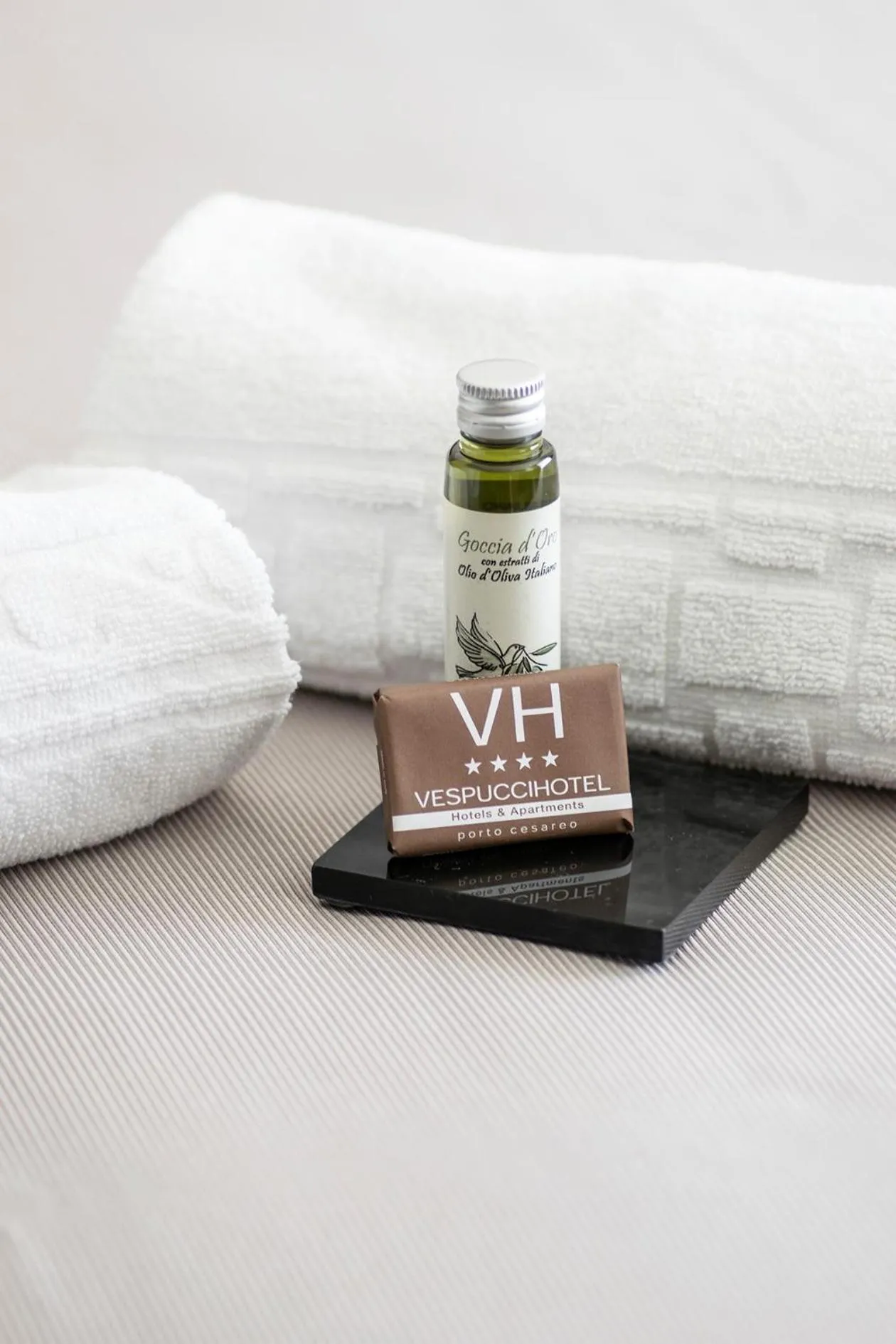 Bed in Hotel Vespucci